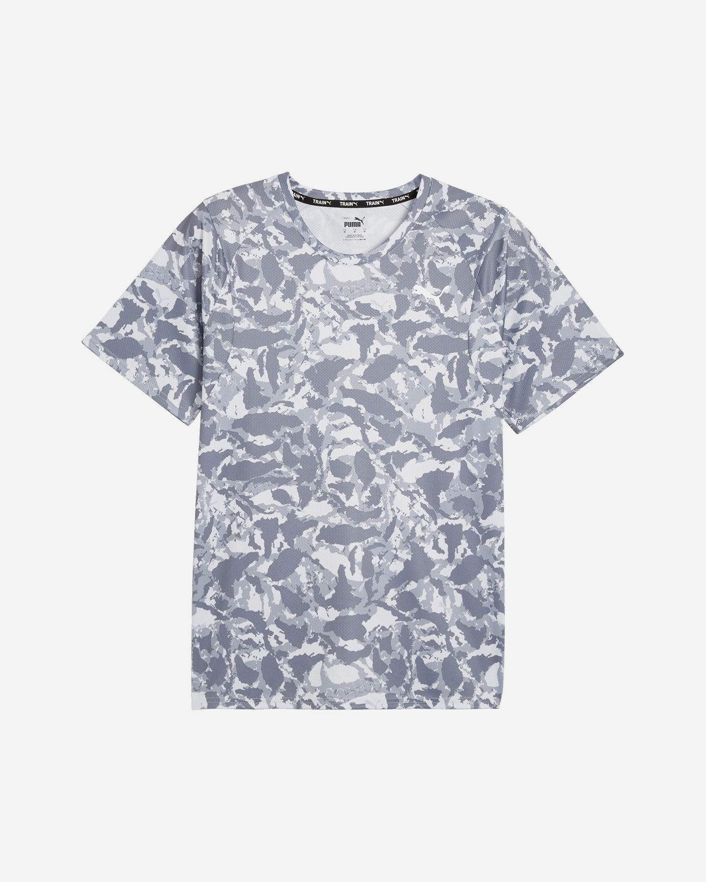 T-shirt training PUMA FIT ULTRABREATHE CAMU M - Grigio - 0 | Cisalfa Sport