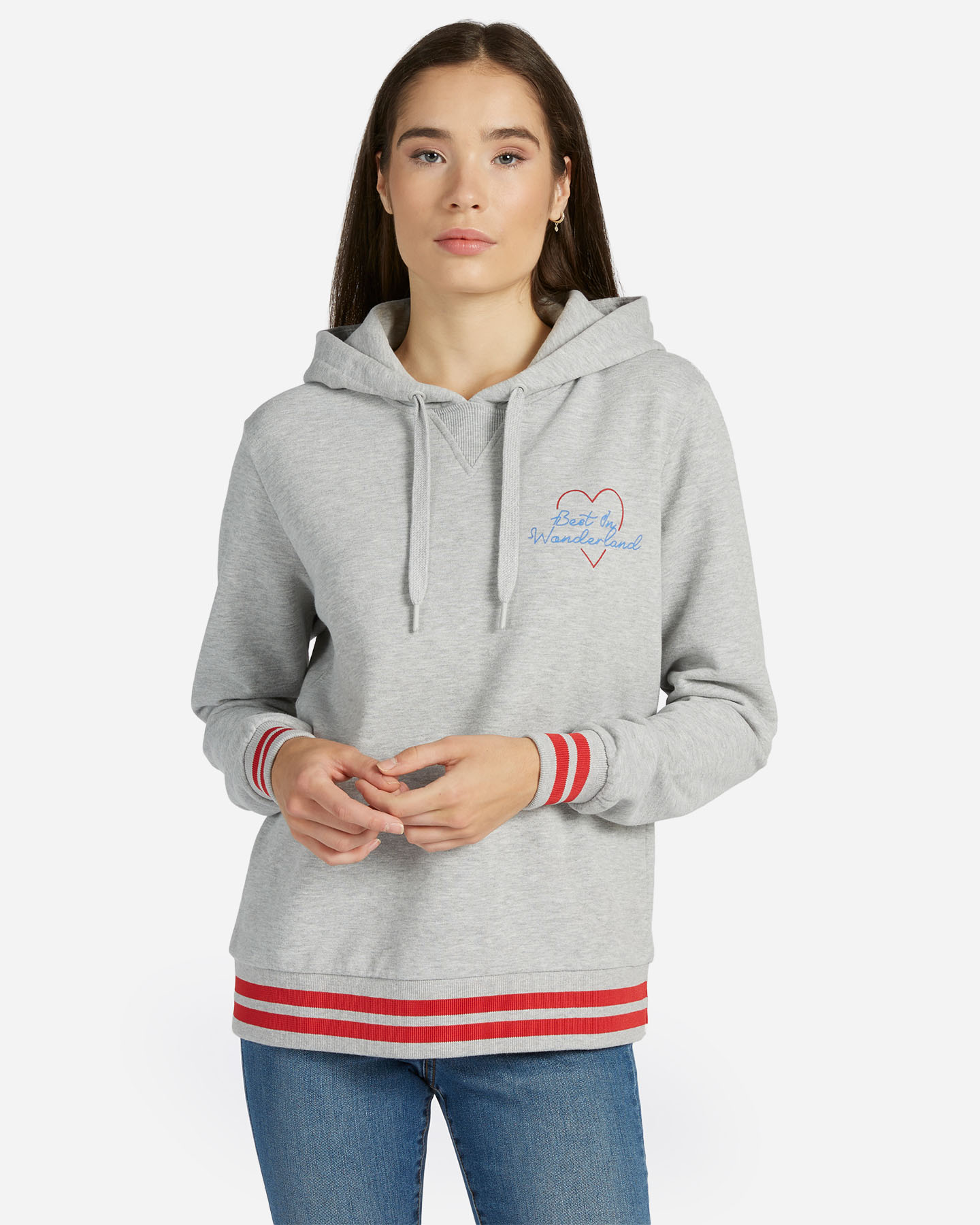 Felpa BEST COMPANY CLASSIC HOODIE W - Grigio - 0 | Cisalfa Sport