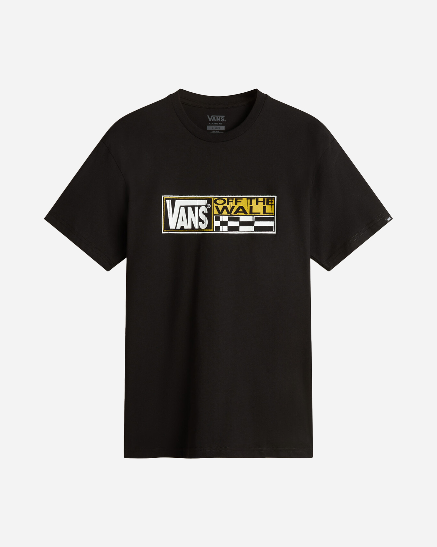 T-shirt VANS STRETCH LOGO CHECK M - Nero - 0 | Cisalfa Sport