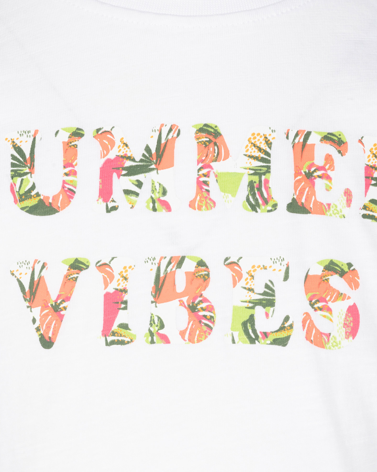 T-shirt NAME IT SUMMER VIBES JR - Bianco - 2 | Cisalfa Sport