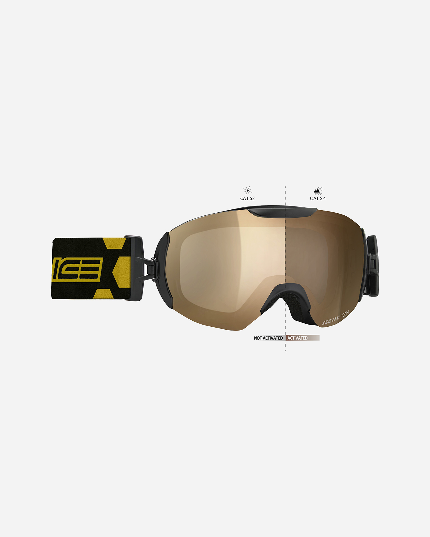 Maschera sci SALICE 604TECH  - Nero - 0 | Cisalfa Sport