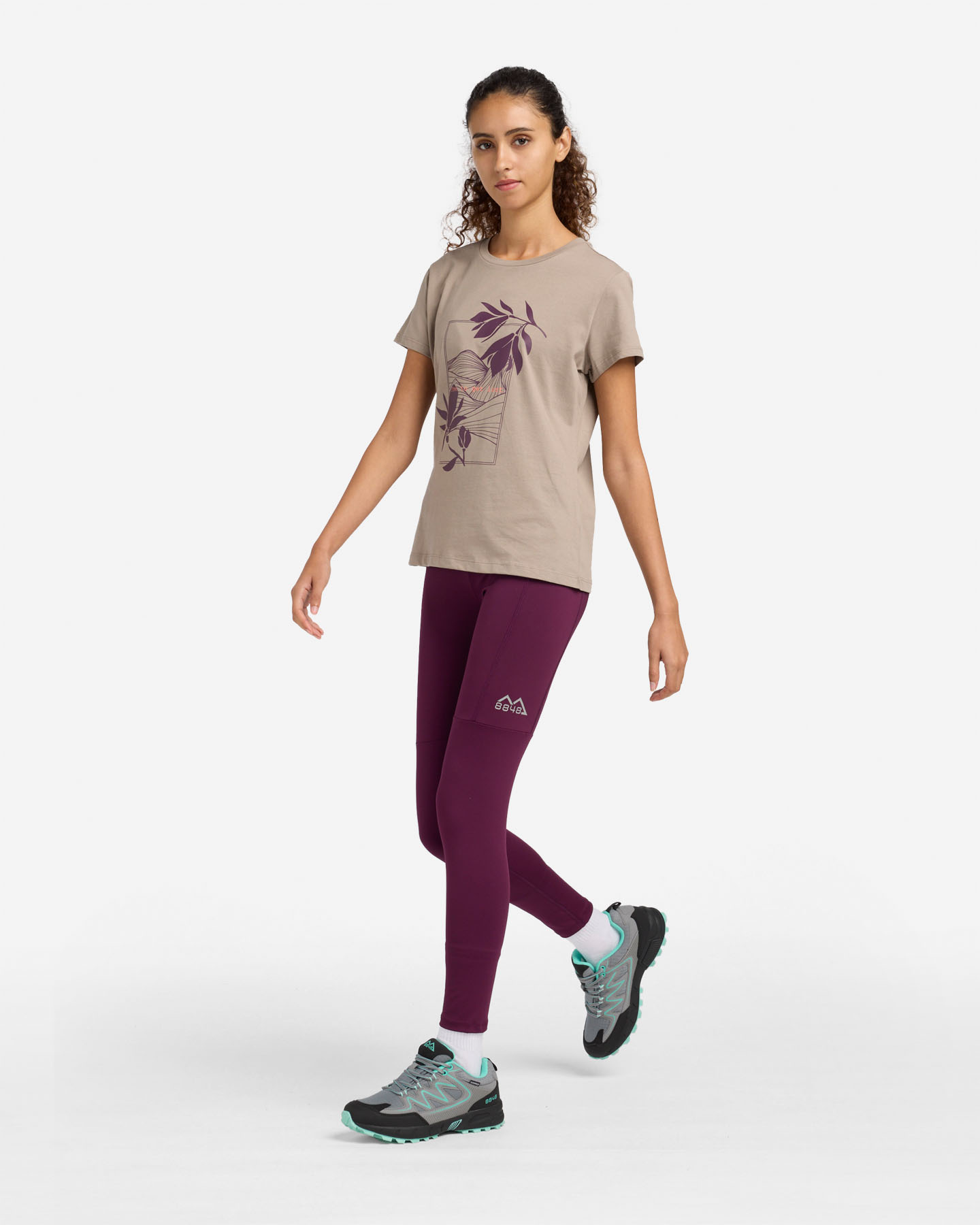 T-shirt 8848 ESSENTIAL W - Beige - 2 | Cisalfa Sport