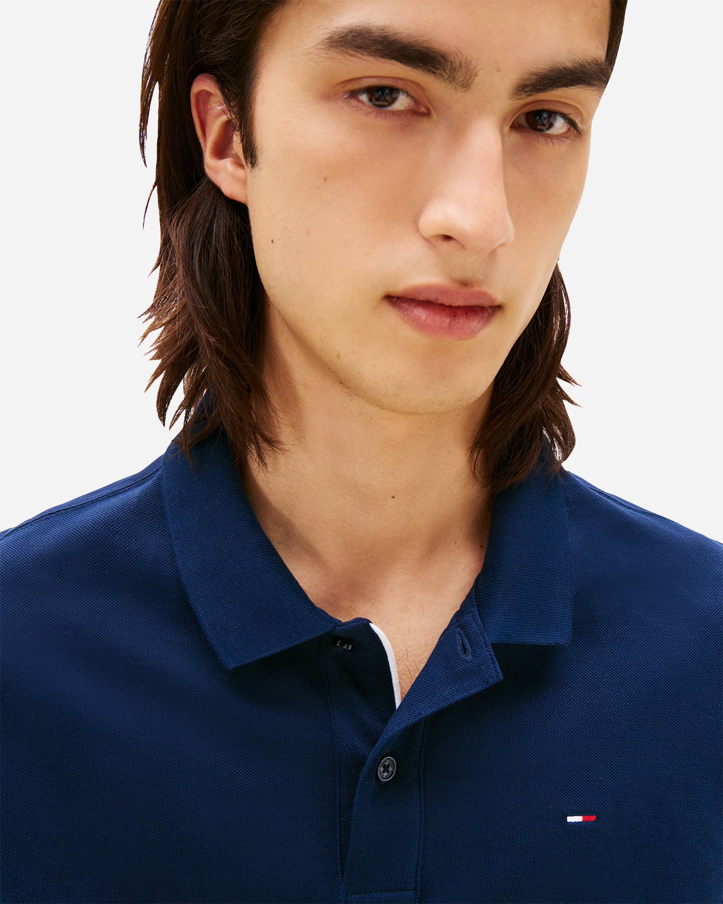 Polo TOMMY HILFIGER SMALL FLAG M - Blu - 4 | Cisalfa Sport