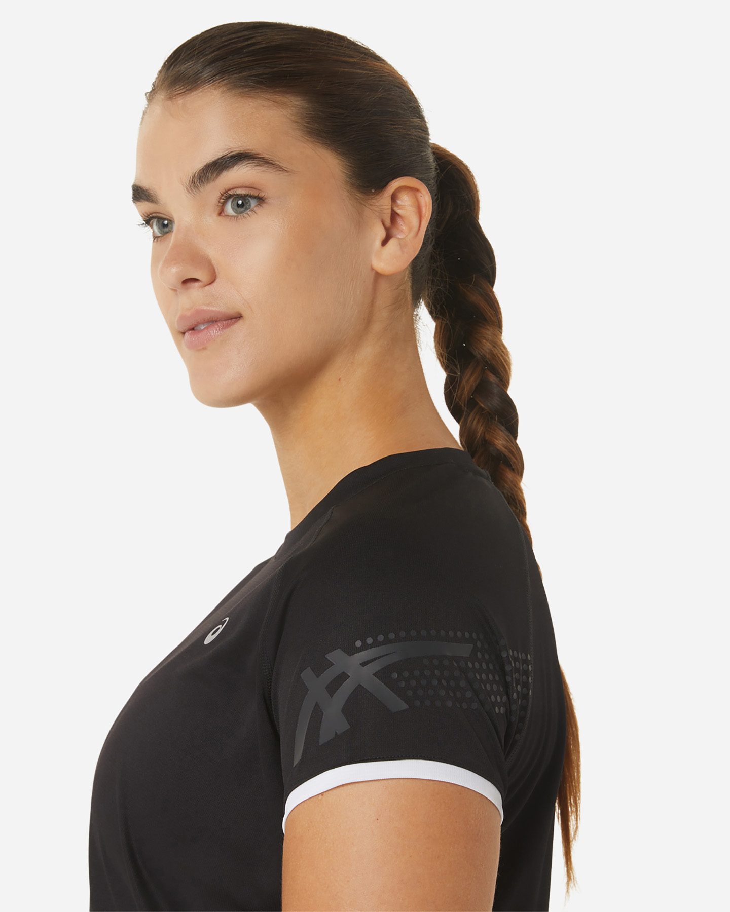 T-shirt running ASICS ICON W - Nero - 4 | Cisalfa Sport