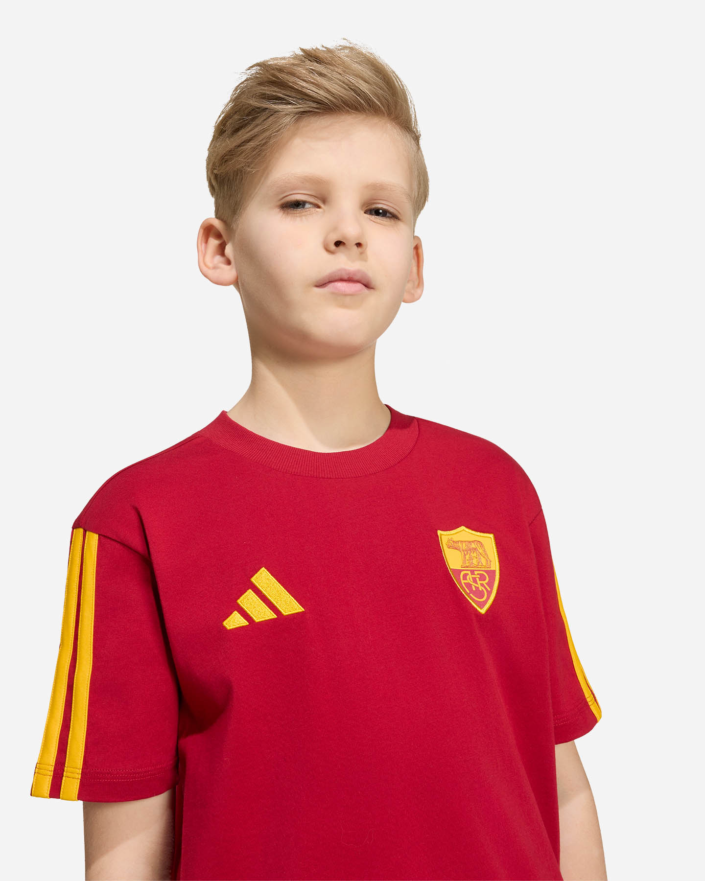 Abbigliamento calcio ufficiale ADIDAS DNA AS ROMA 26-27 JR - Rosso - 4 | Cisalfa Sport