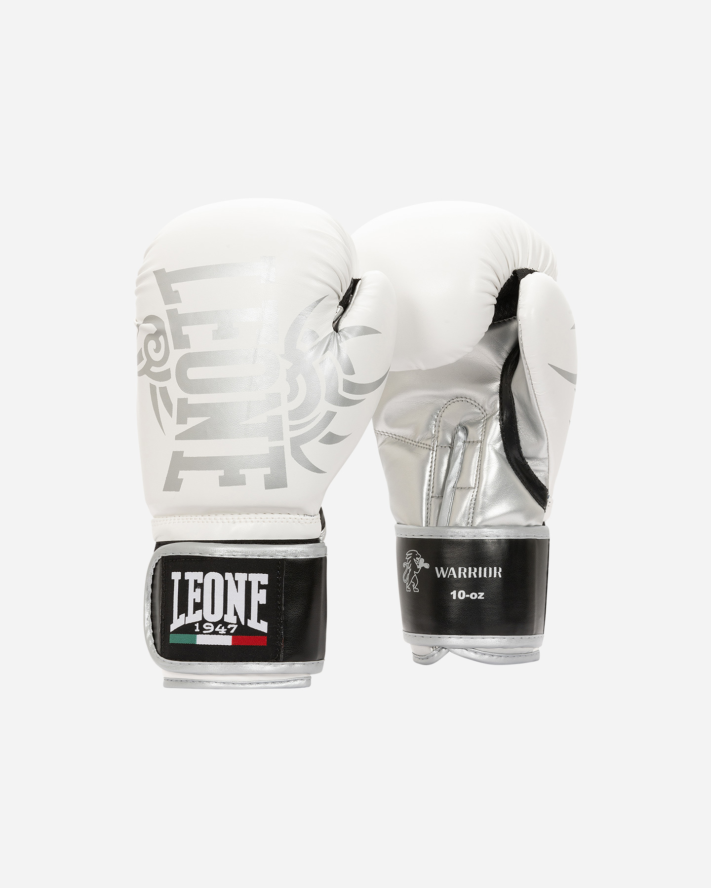 Guanti LEONE WARRIOR 10OZ M - Argento - 0 | Cisalfa Sport