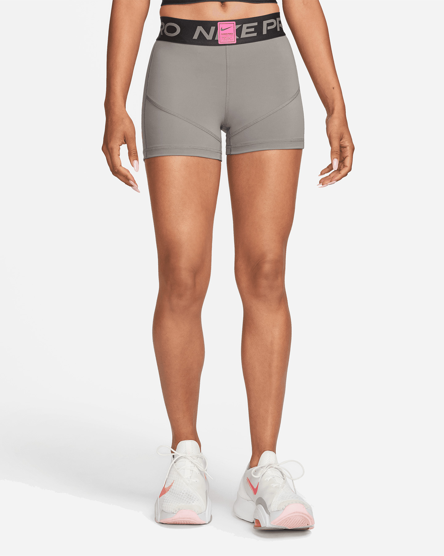 Short training NIKE POLY ELASTIC LOGO W - Grigio - 0 | Cisalfa Sport