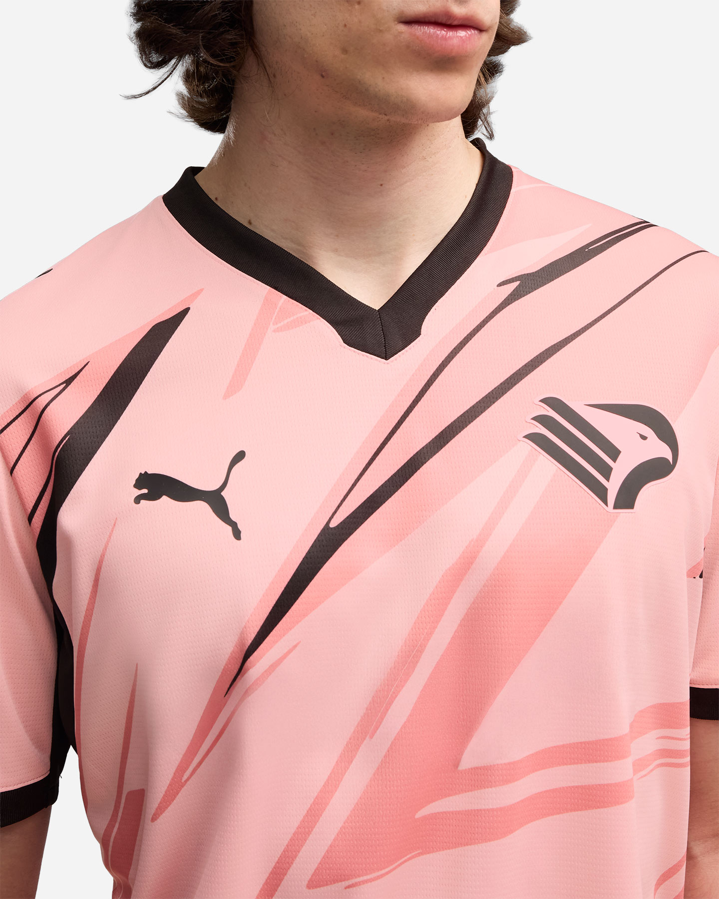 Maglia calcio ufficiale PUMA PALERMO HOME M - Rosa - 5 | Cisalfa Sport