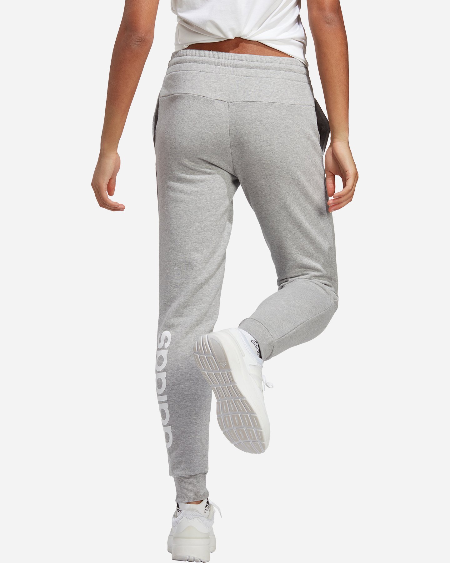 Pantalone ADIDAS LOGO LINEAR W - Grigio - 2 | Cisalfa Sport