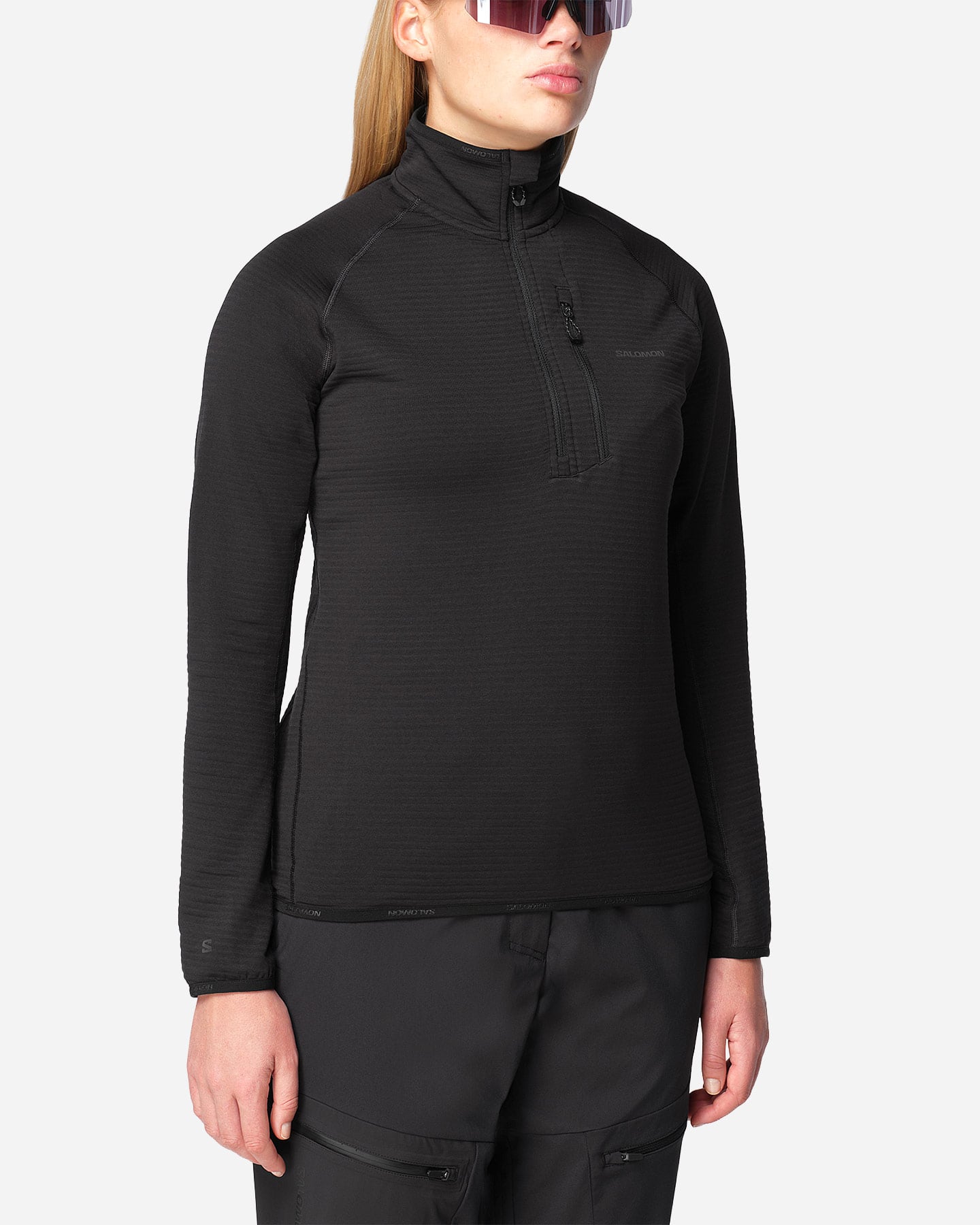 Maglia running SALOMON ESSENTIAL LIGHTWARM W - 1 | Cisalfa Sport