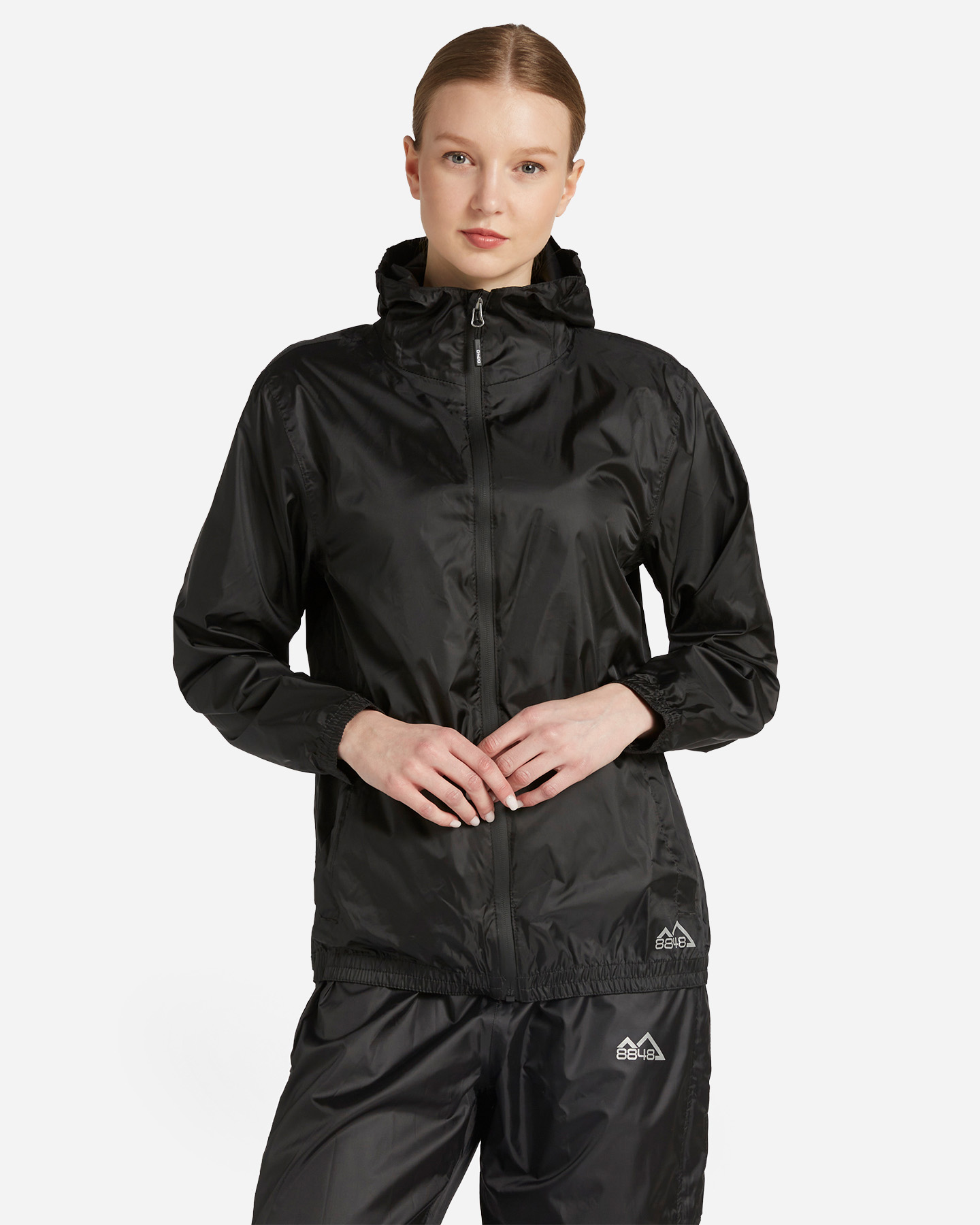 Giacca antipioggia 8848 RAIN PACKABLE W - Nero - 0 | Cisalfa Sport