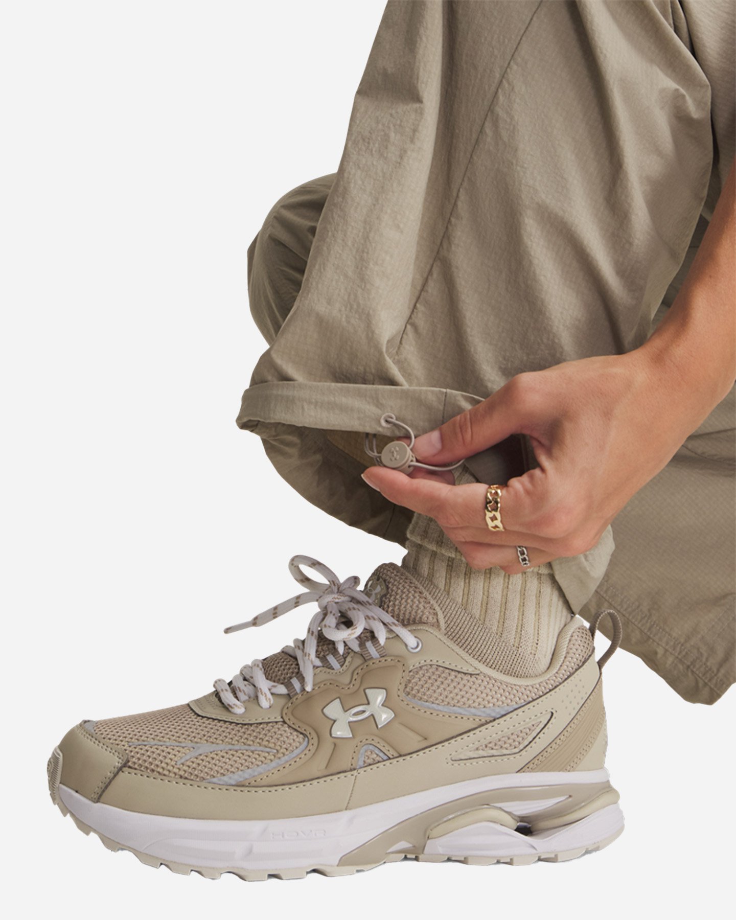 Pantalone UNDER ARMOUR UTILITY CARGO W - Beige - 3 | Cisalfa Sport