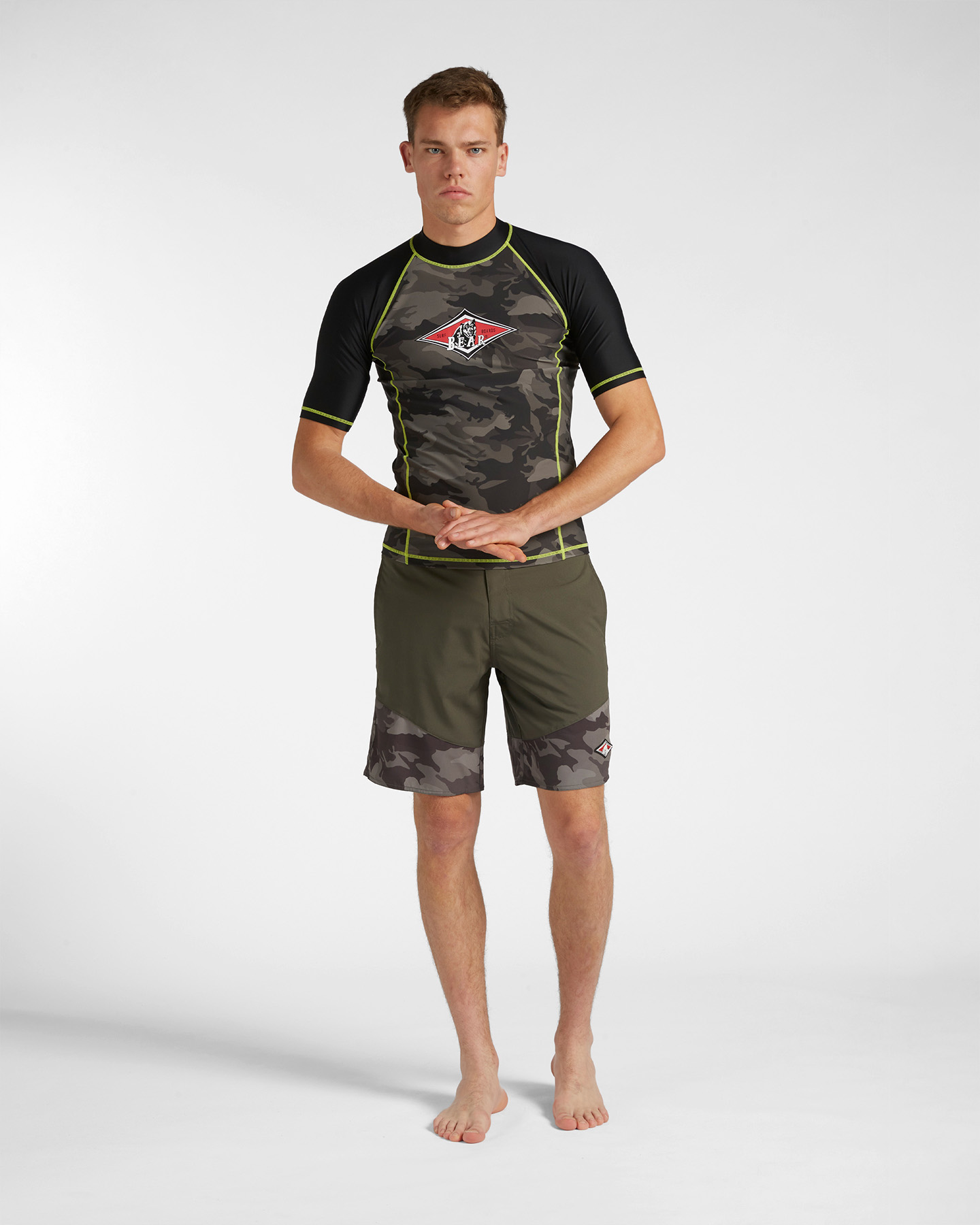 T-shirt BEAR ICONIC BIG LOGO M - Verde - 1 | Cisalfa Sport