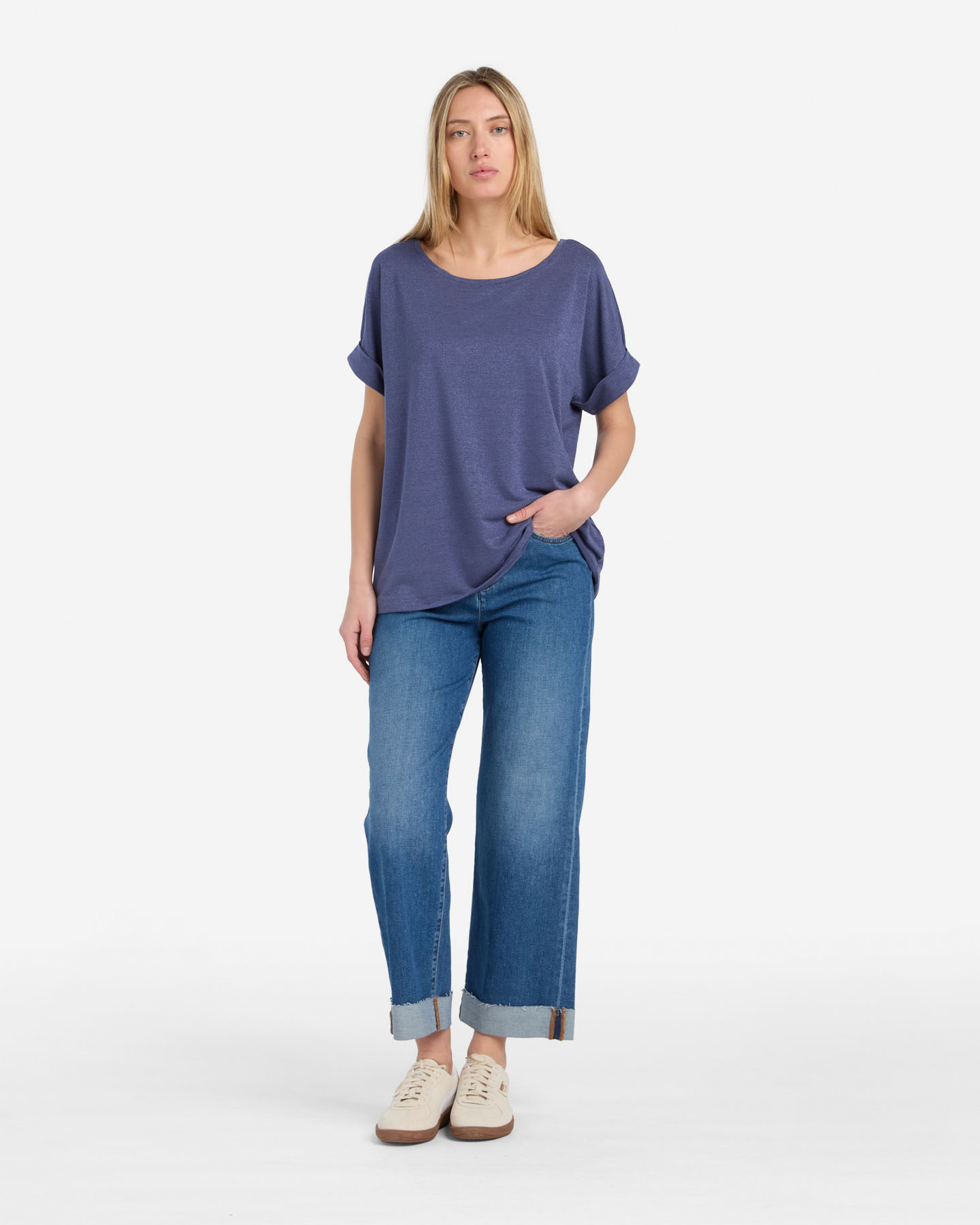 T-shirt DACK'S ESSENTIAL W - Azzurro - 4 | Cisalfa Sport