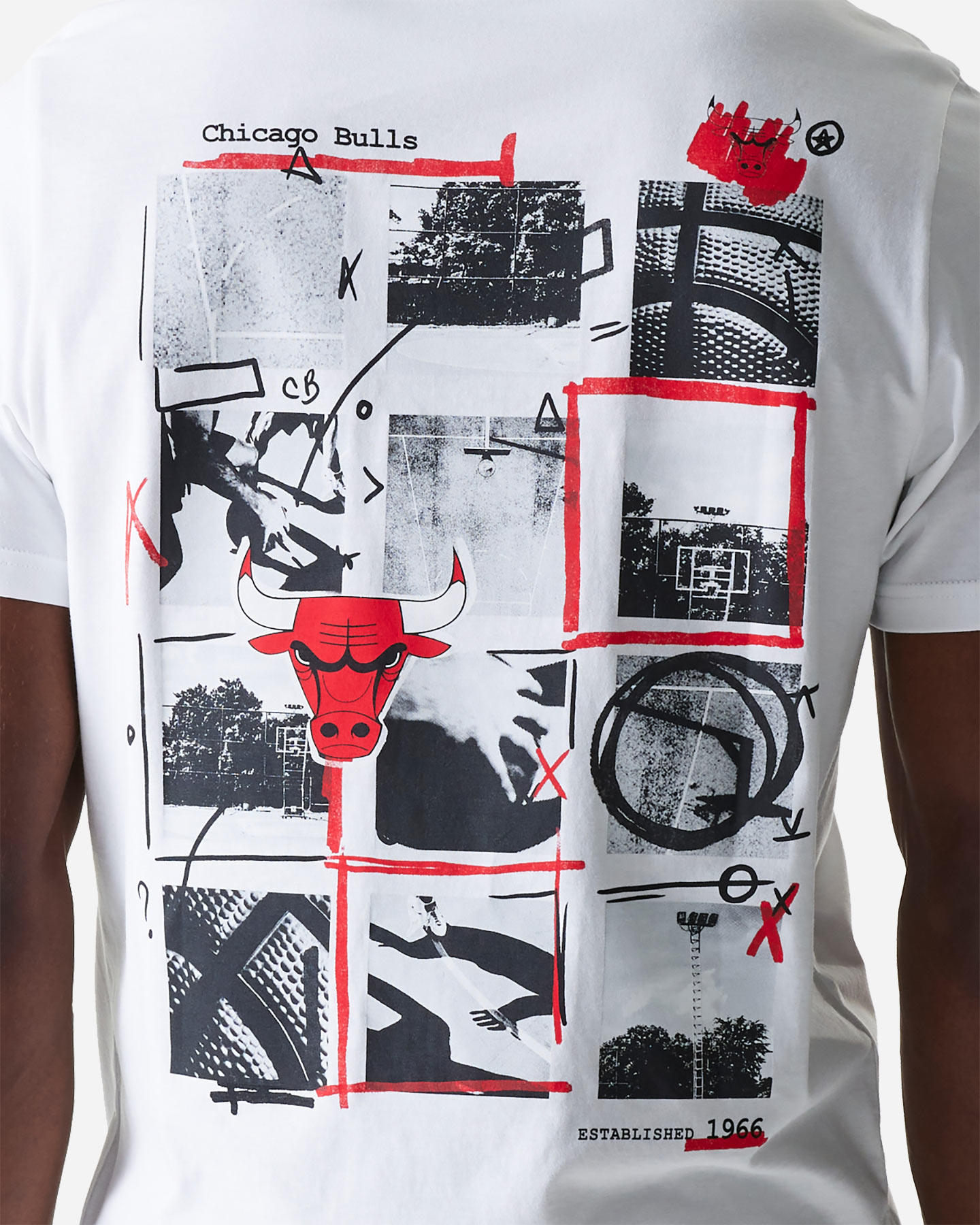 Maglia basket NEW ERA PHOTOGRAPH CHICAGO BULLS M - Nero - 4 | Cisalfa Sport