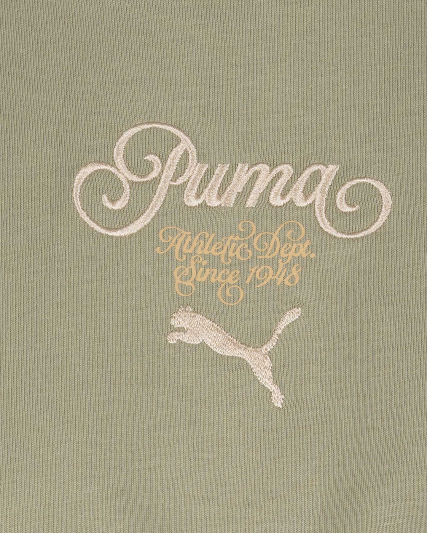 T-shirt PUMA CROP W - Verde - 2 | Cisalfa Sport