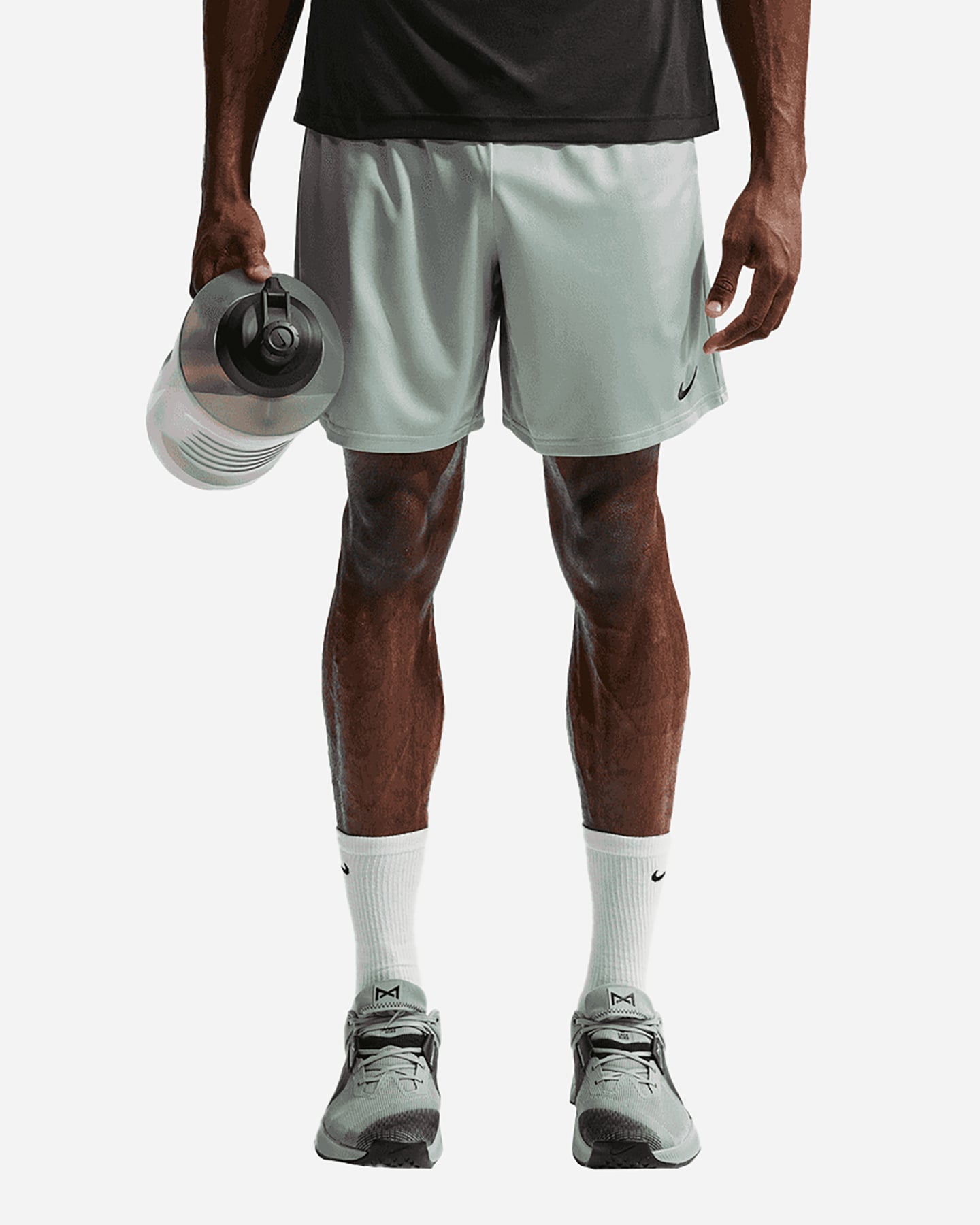 Pantalone training NIKE DRI FIT FLEX SMALL LOGO 7IN M - Verde - 0 | Cisalfa Sport