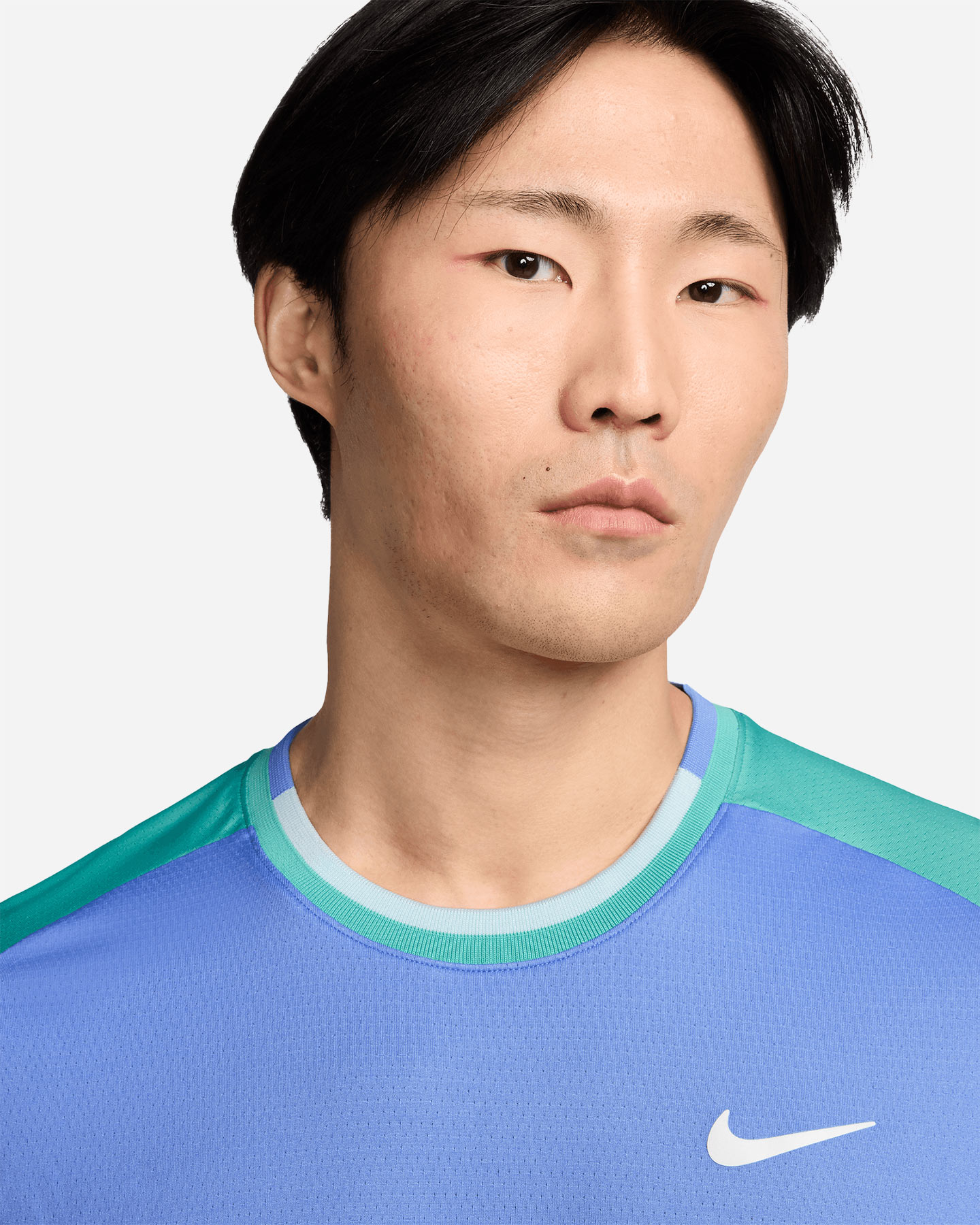 T-shirt tennis NIKE ADVANTAGE M - Blu - 2 | Cisalfa Sport