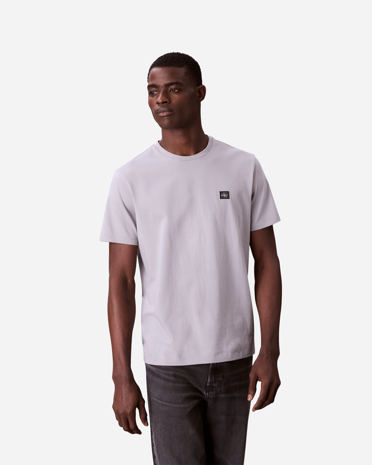 T-shirt CALVIN KLEIN JEANS BADGE M - Grigio - 1 | Cisalfa Sport