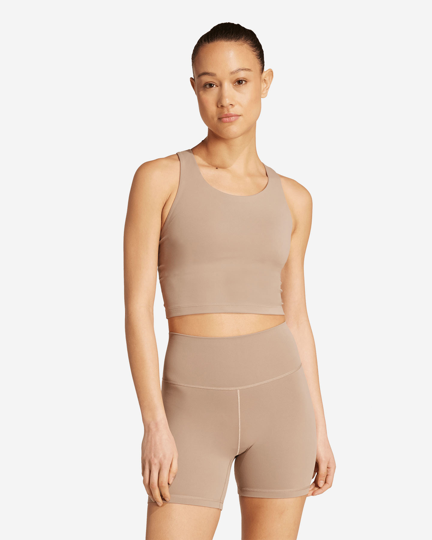 Canotta training ADIDAS ALL ME W - Marrone - 2 | Cisalfa Sport