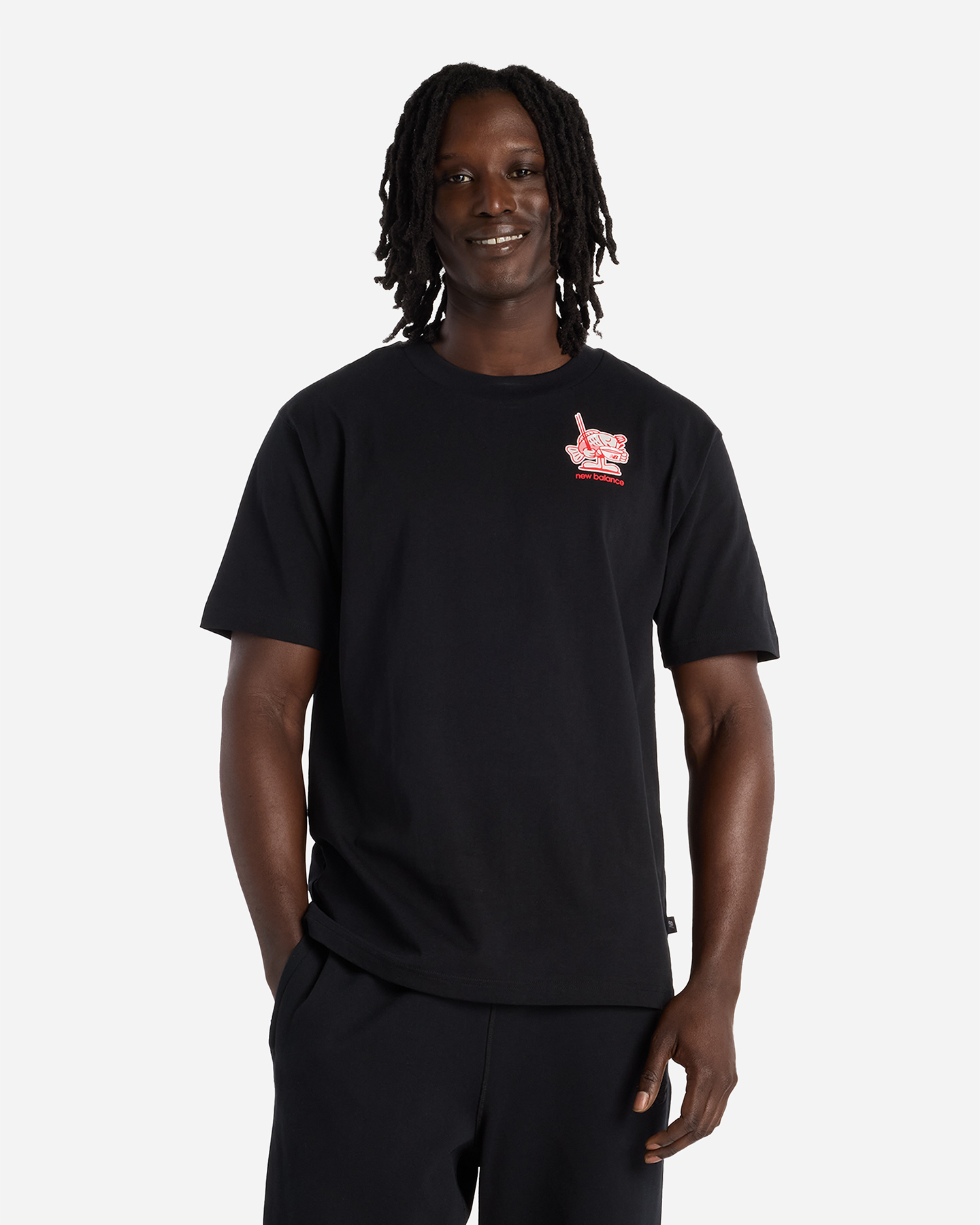 T-shirt NEW BALANCE ATHLETICS GRAPHICS RAMEN M - Nero - 0 | Cisalfa Sport