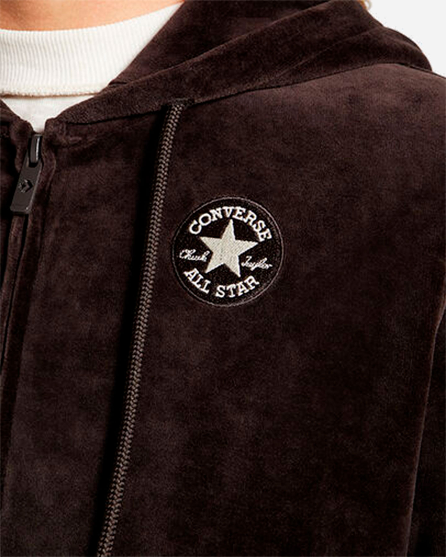 Felpa CONVERSE CHUCK TAYLOR W - Marrone - 4 | Cisalfa Sport