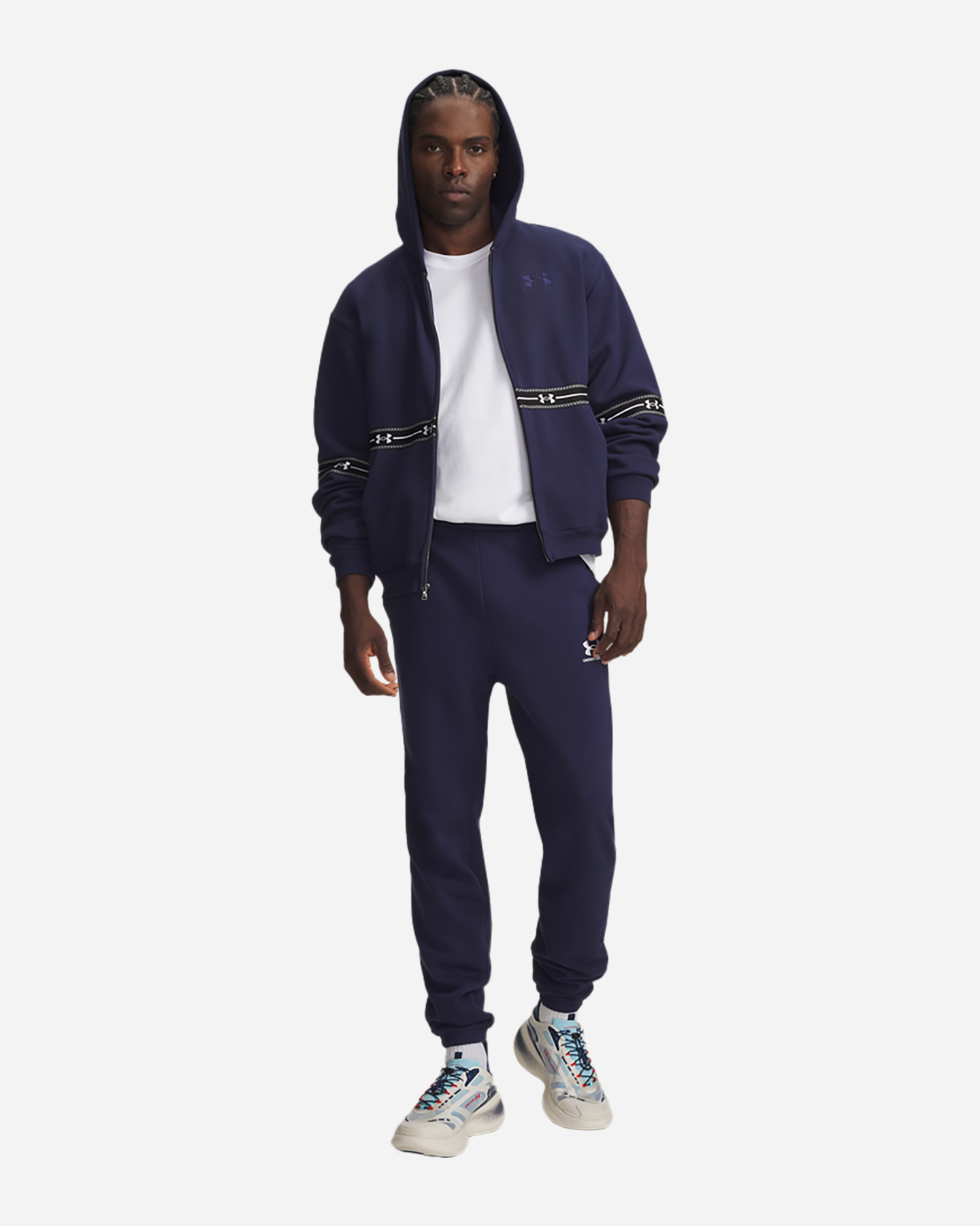 Pantalone UNDER ARMOUR ICON TAPED M - Blu Navy - 2 | Cisalfa Sport