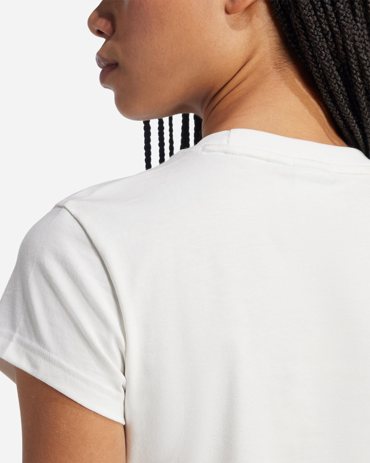 T-shirt ADIDAS SMALL LOGO SLIM W - Bianco - 5 | Cisalfa Sport