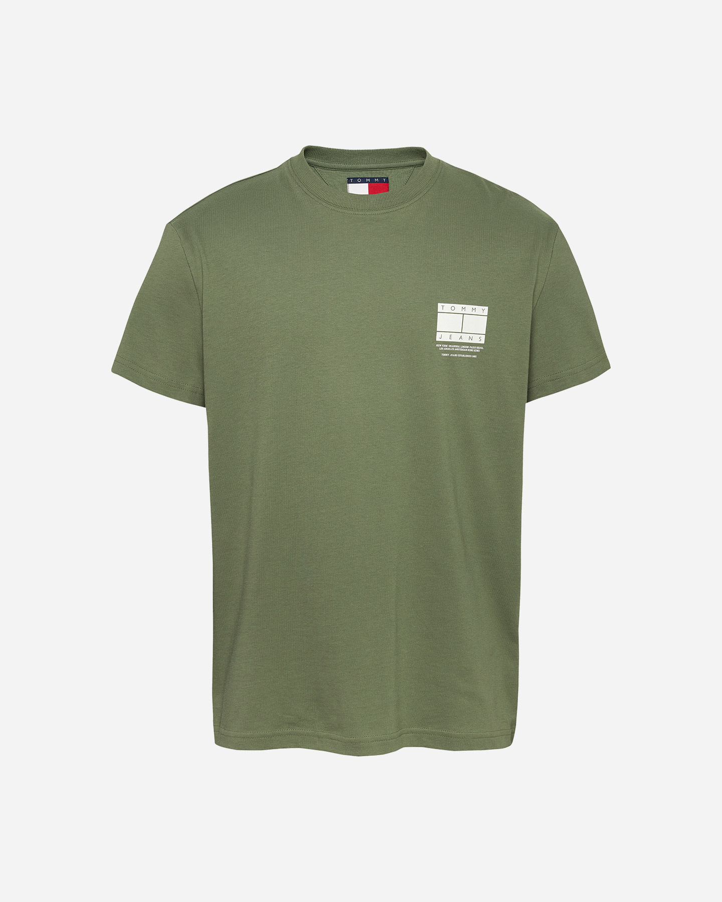 T-shirt TOMMY HILFIGER SMALL LOGO FLAG M - Verde - 0 | Cisalfa Sport