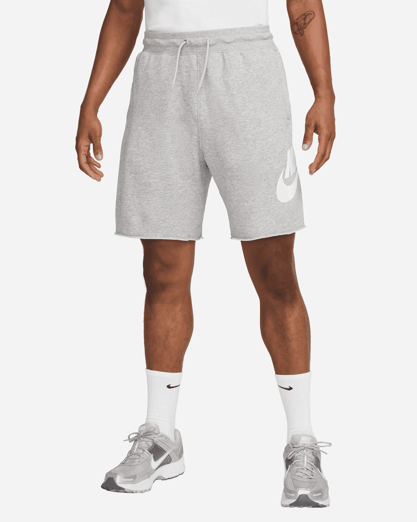 Pantaloncini NIKE ALUMNI BIG LOGO M - Grigio - 2 | Cisalfa Sport