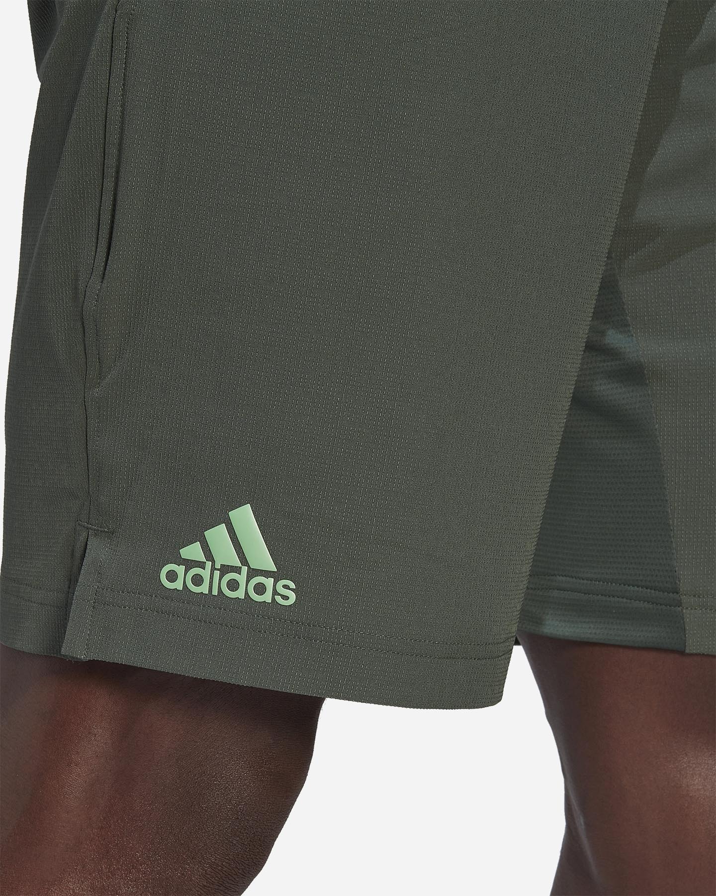 Pantaloncini tennis ADIDAS ERGO M - Verde - 4 | Cisalfa Sport