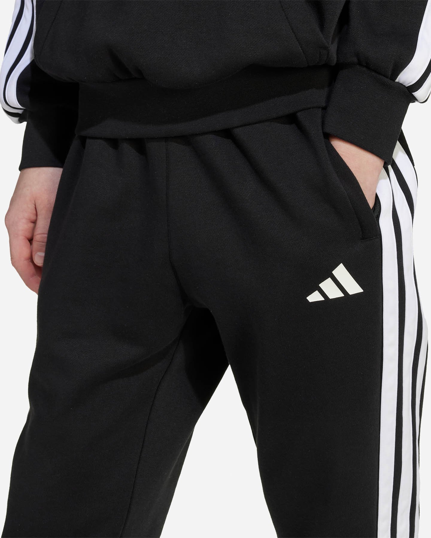 Pantalone ADIDAS SPOKEN LEG JR - Nero - 4 | Cisalfa Sport