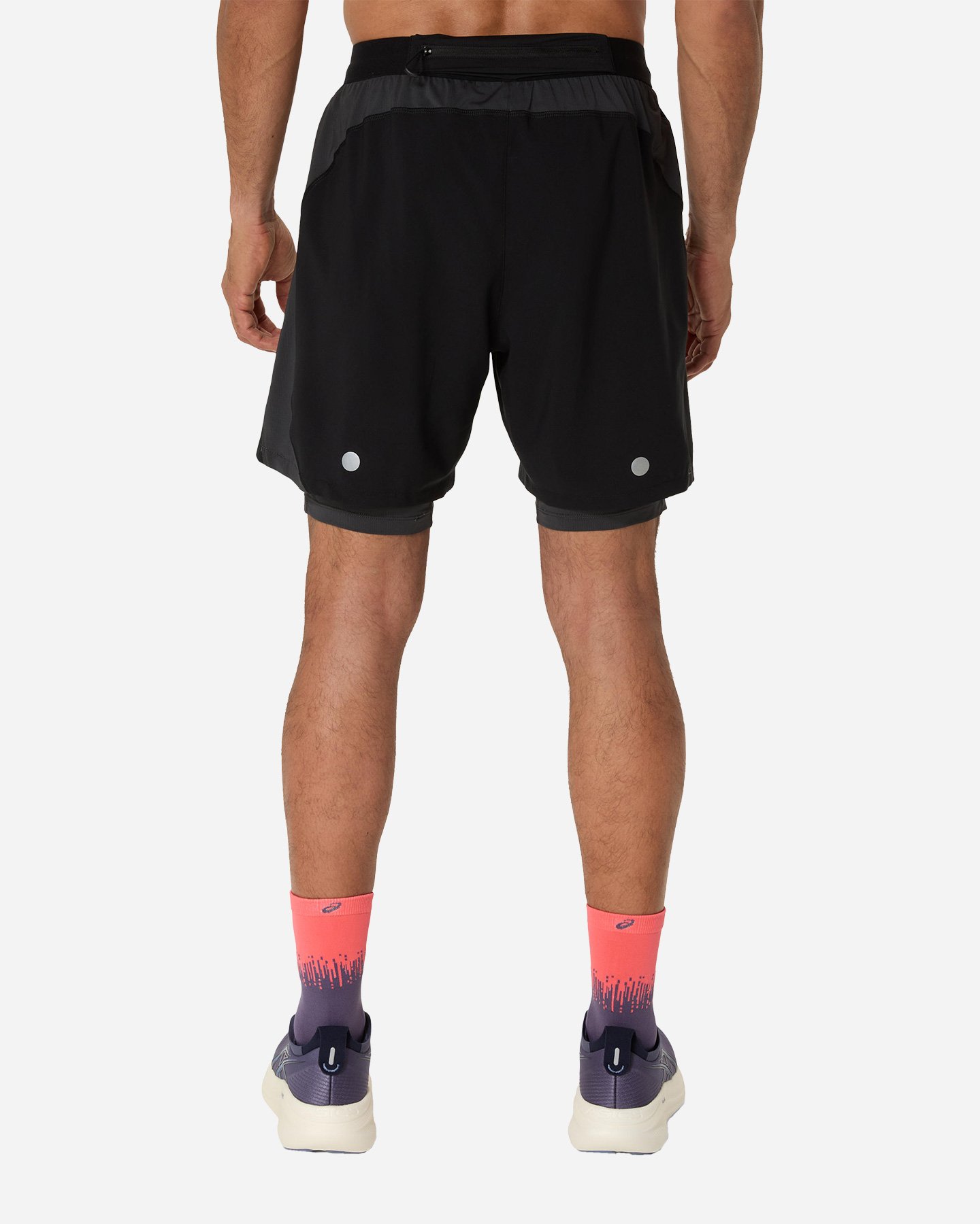 Short running ASICS ROAD 2N1 M - Nero - 2 | Cisalfa Sport