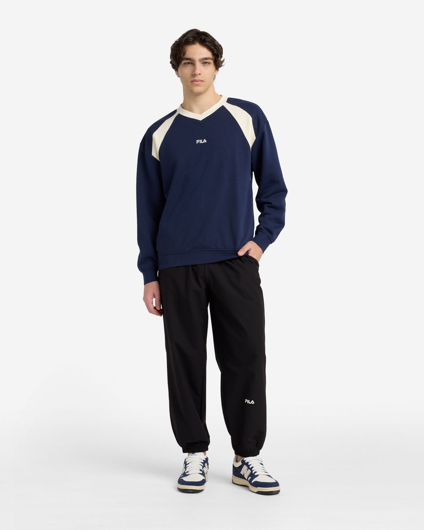 Felpa FILA ATHLETIC DYNAMISM M - Blu Navy - 4 | Cisalfa Sport