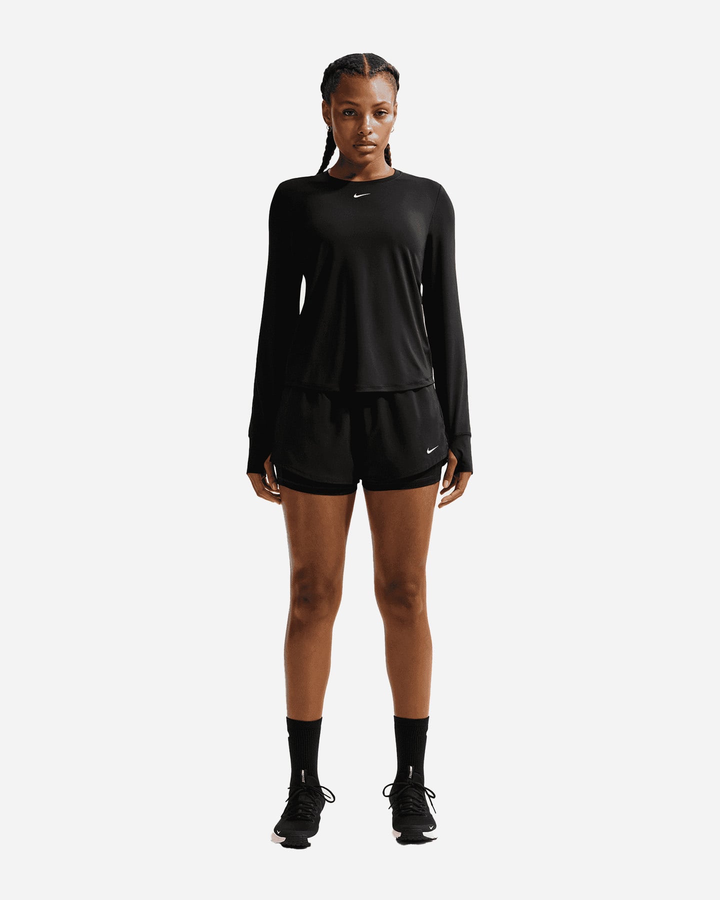 Short training NIKE ONE 2IN1 3IN W - Nero - 1 | Cisalfa Sport