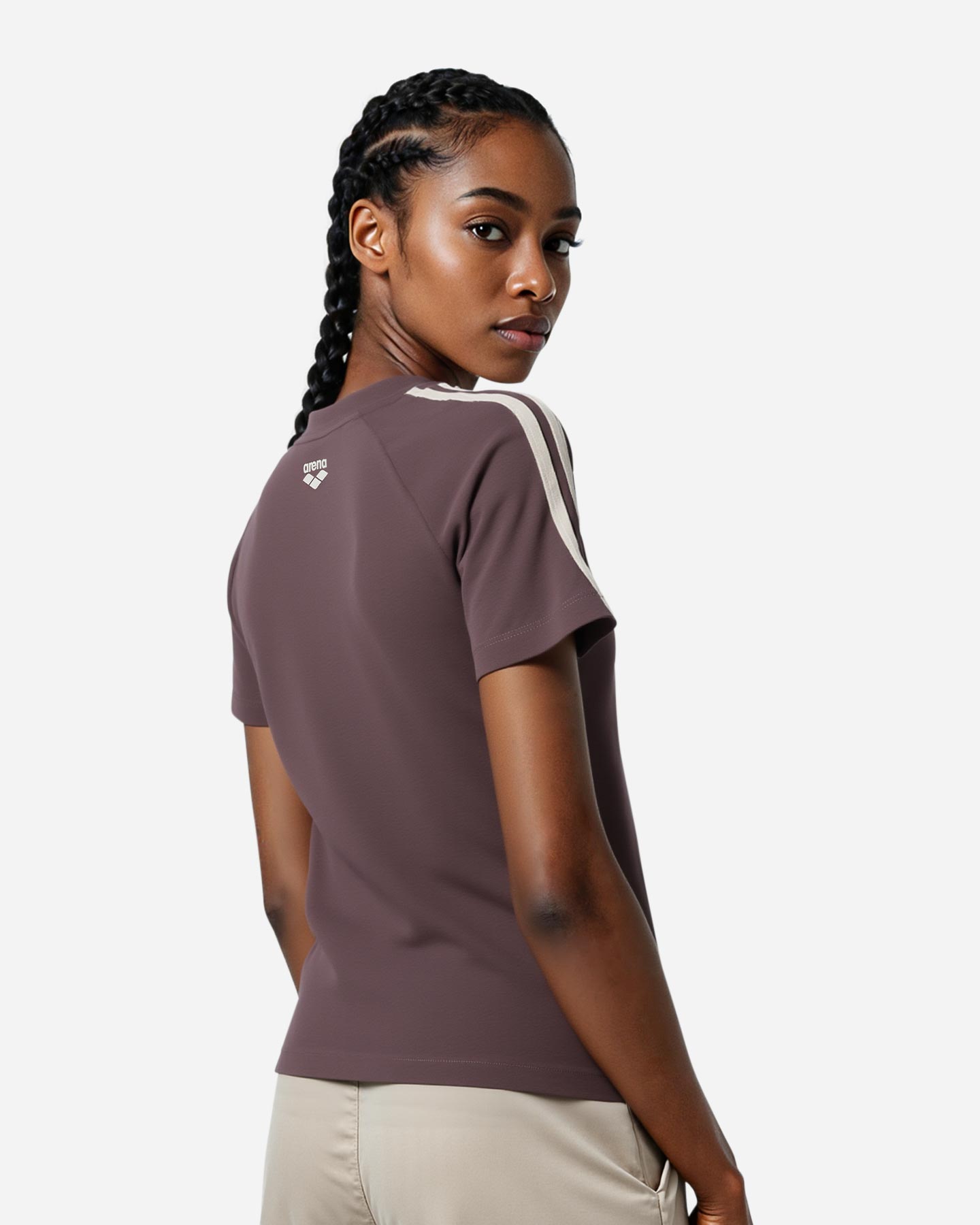 T-shirt ARENA ATHLETIC ESSENTIAL W - Marrone - 4 | Cisalfa Sport