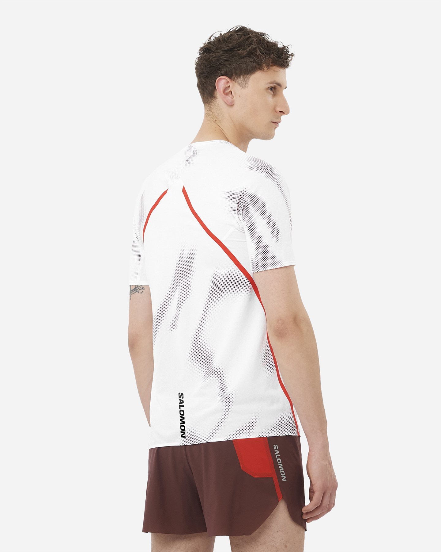 T-shirt running SALOMON S-LAB SPEED M - Bianco - 3 | Cisalfa Sport