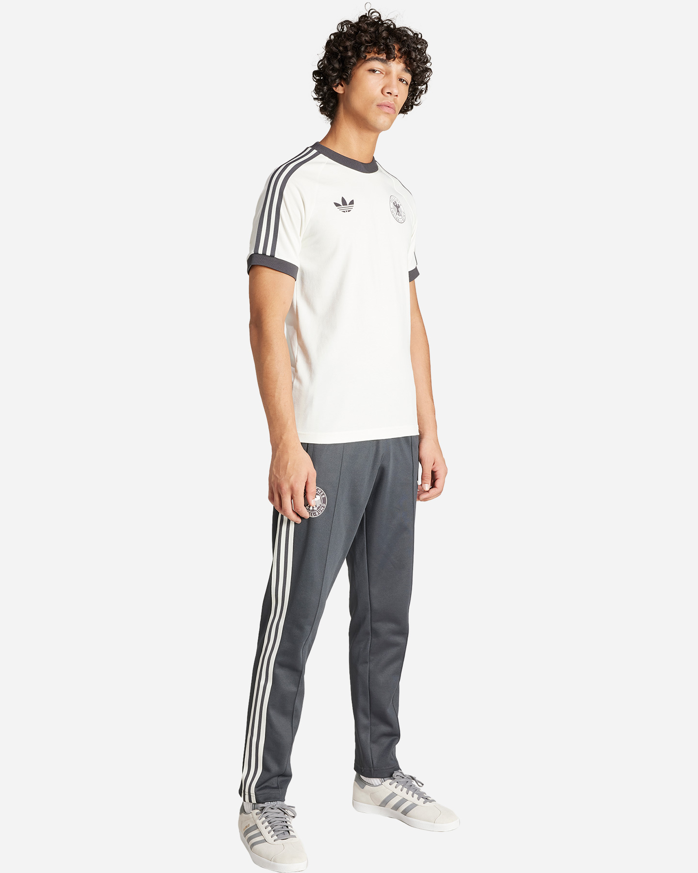 Abbigliamento calcio ufficiale ADIDAS GERMANIA OG ADICOLOR 3 STRIPES M - Bianco - 3 | Cisalfa Sport