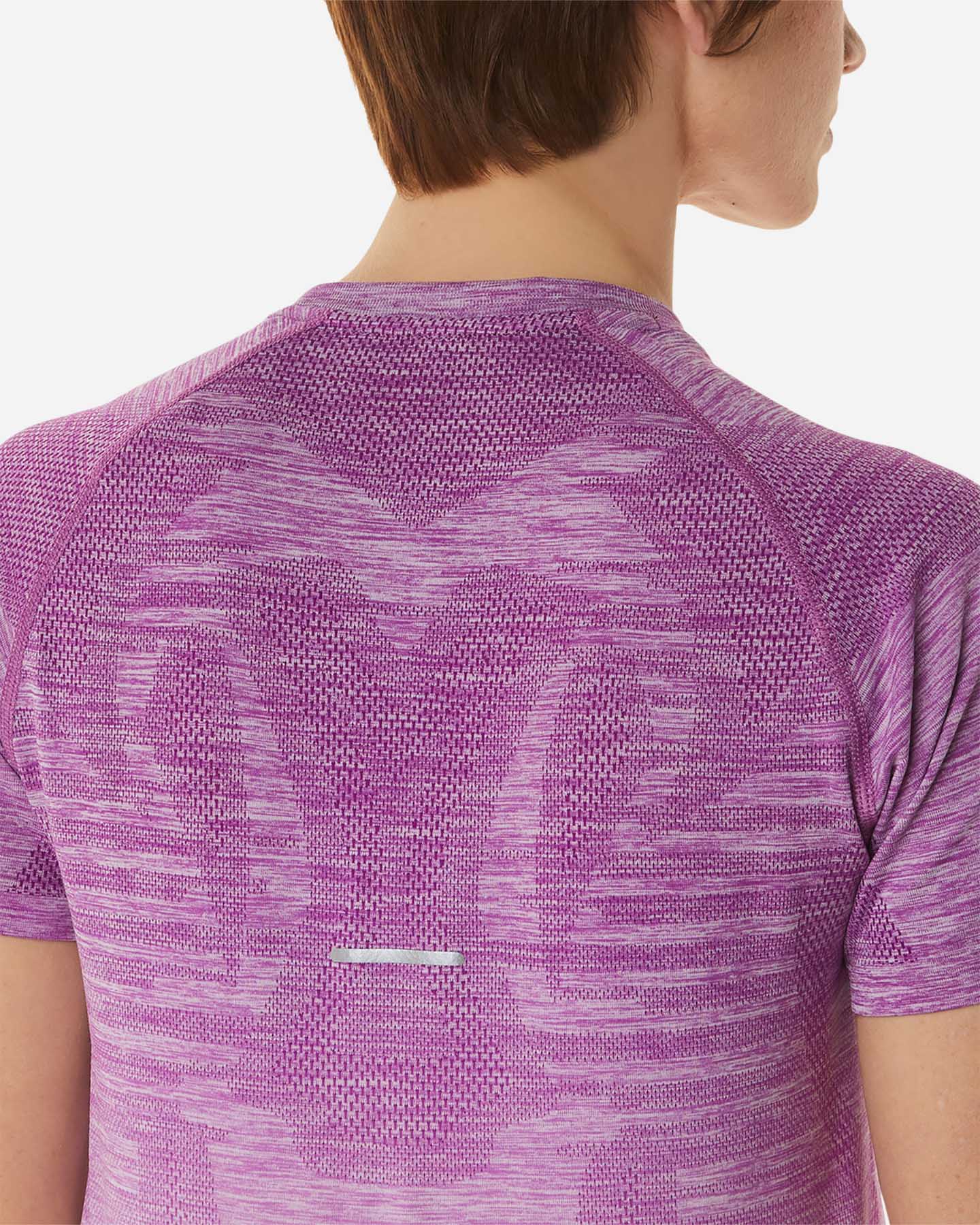 T-shirt running ASICS SEAMLESS W - Rosa - 4 | Cisalfa Sport