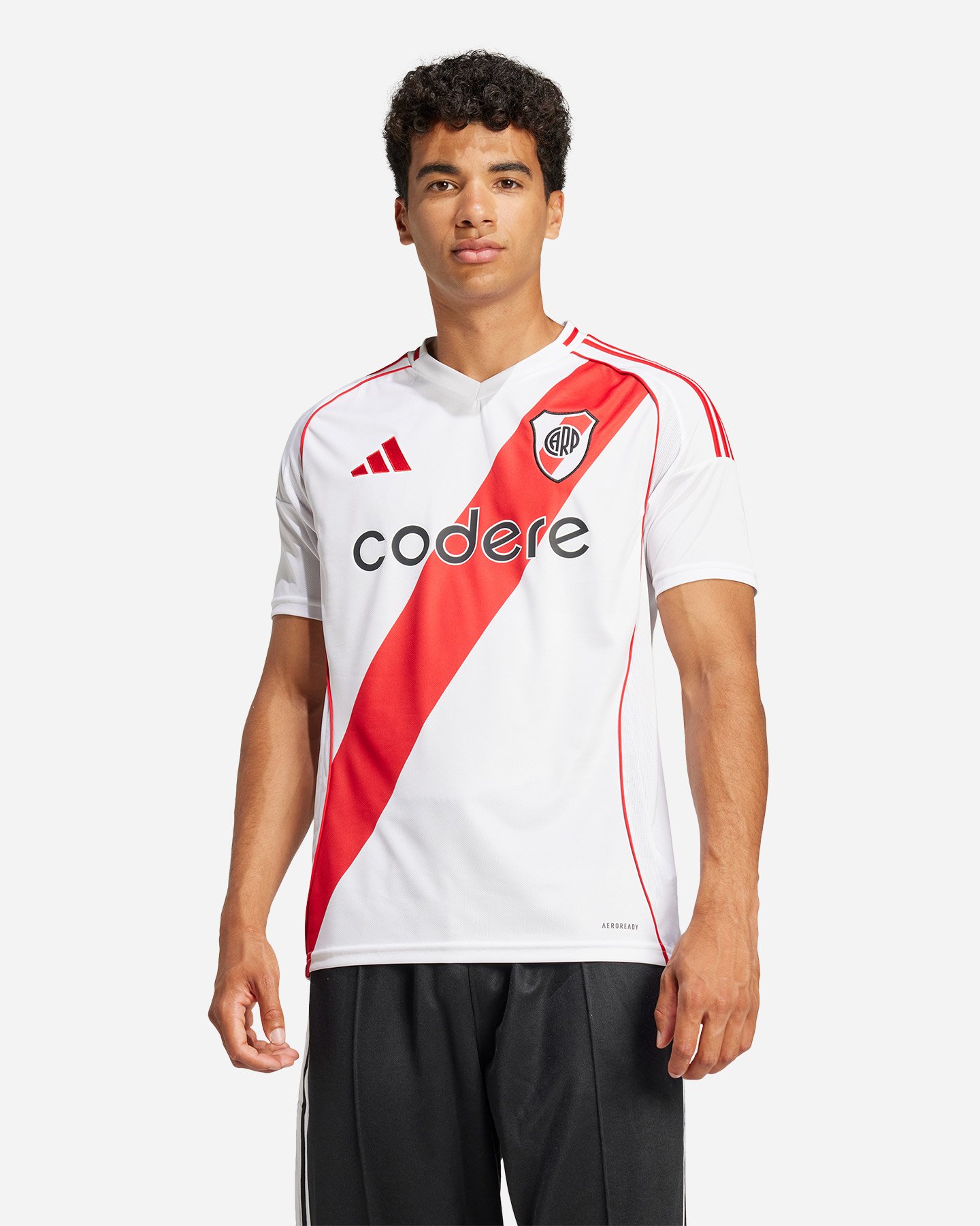 Maglia calcio ufficiale ADIDAS RIVER PLATE HOME 24-25 M - Color mix - 2 | Cisalfa Sport
