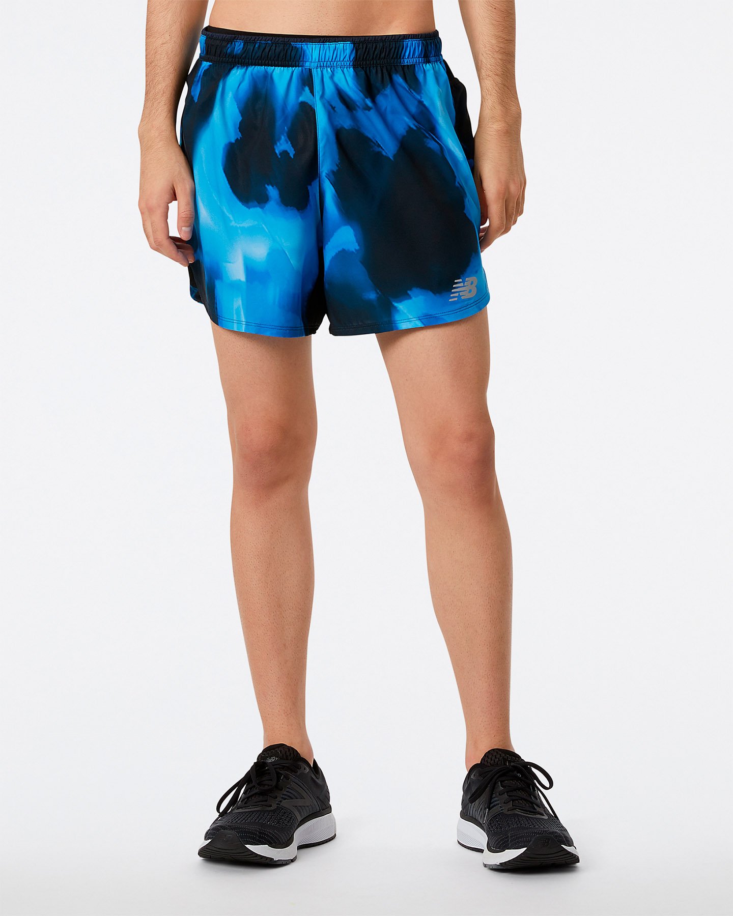 Short running NEW BALANCE PRINTED IMPACT RUN 5" M - Nero - 0 | Cisalfa Sport