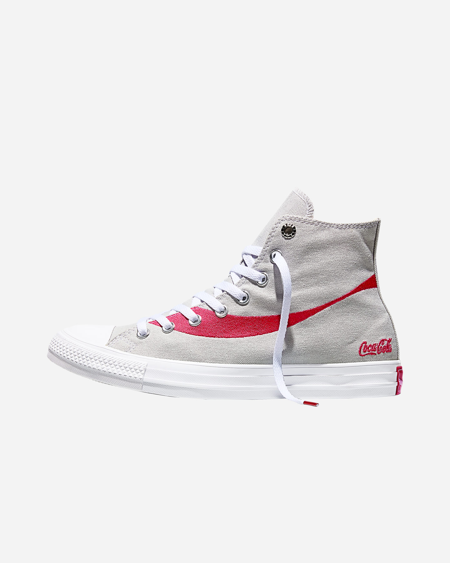 Scarpe sneakers CONVERSE CHUCK TAYLOR ALL STAR HIGH COCA COLA  - Grigio - 3 | Cisalfa Sport