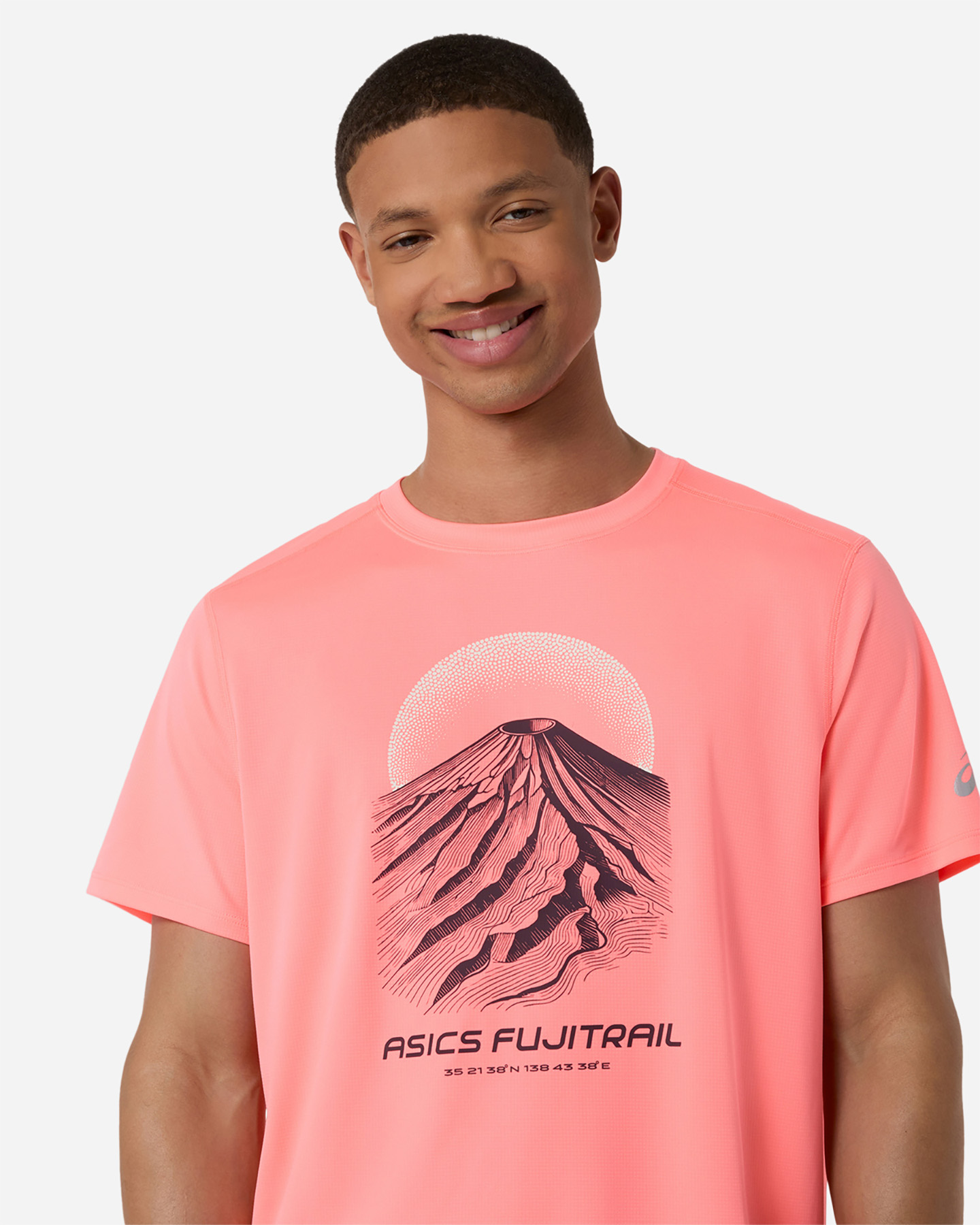 T-shirt running ASICS FUJITRAIL M - Arancione - 4 | Cisalfa Sport