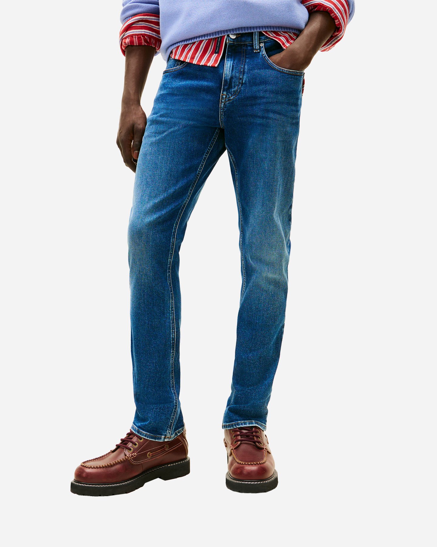 Jeans TOMMY HILFIGER SCANTON SLIM DARK DENIM M - Denim - 1 | Cisalfa Sport