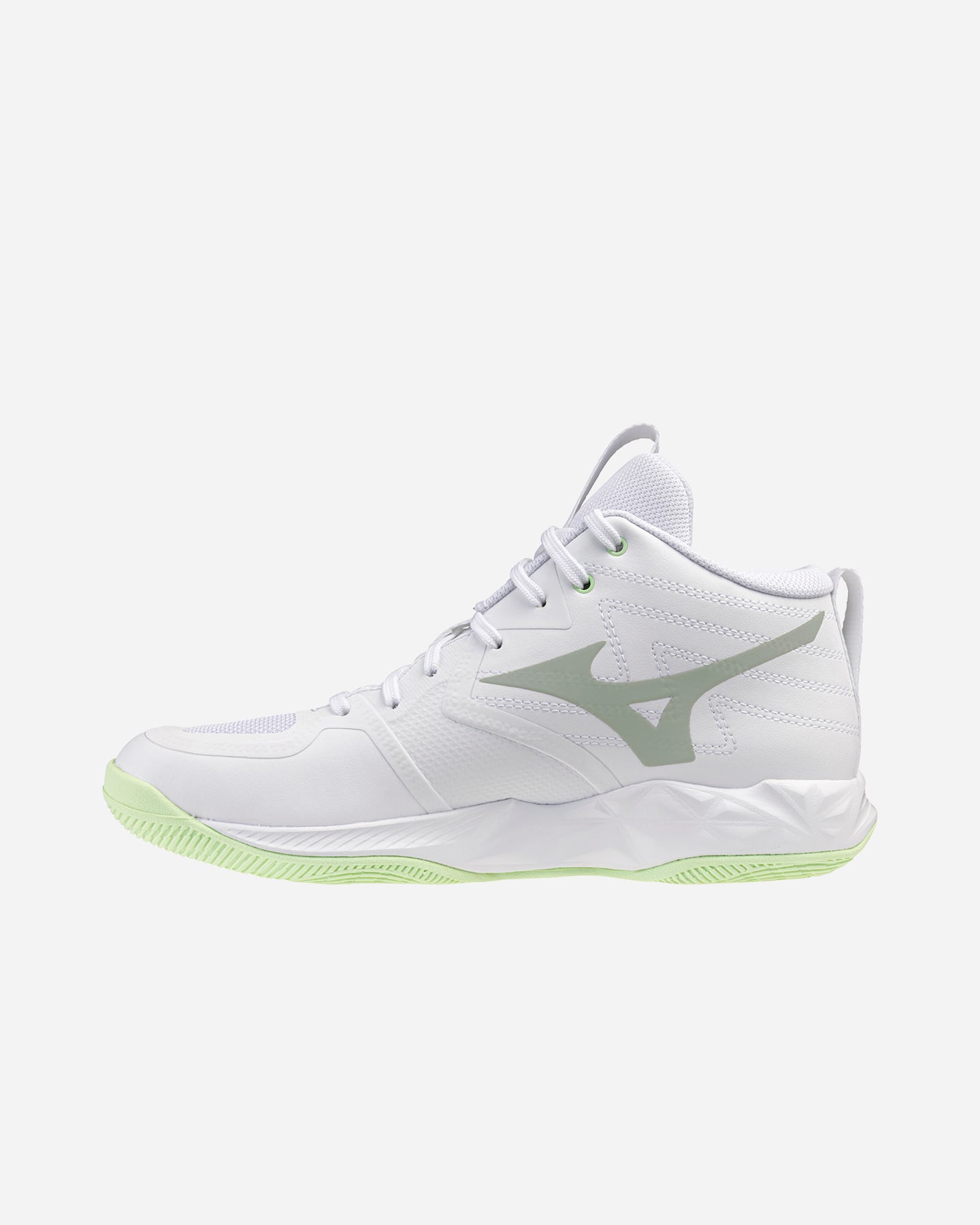 Scarpe volley MIZUNO WAVE MOMENTUM PRO MID W - Bianco - 4 | Cisalfa Sport