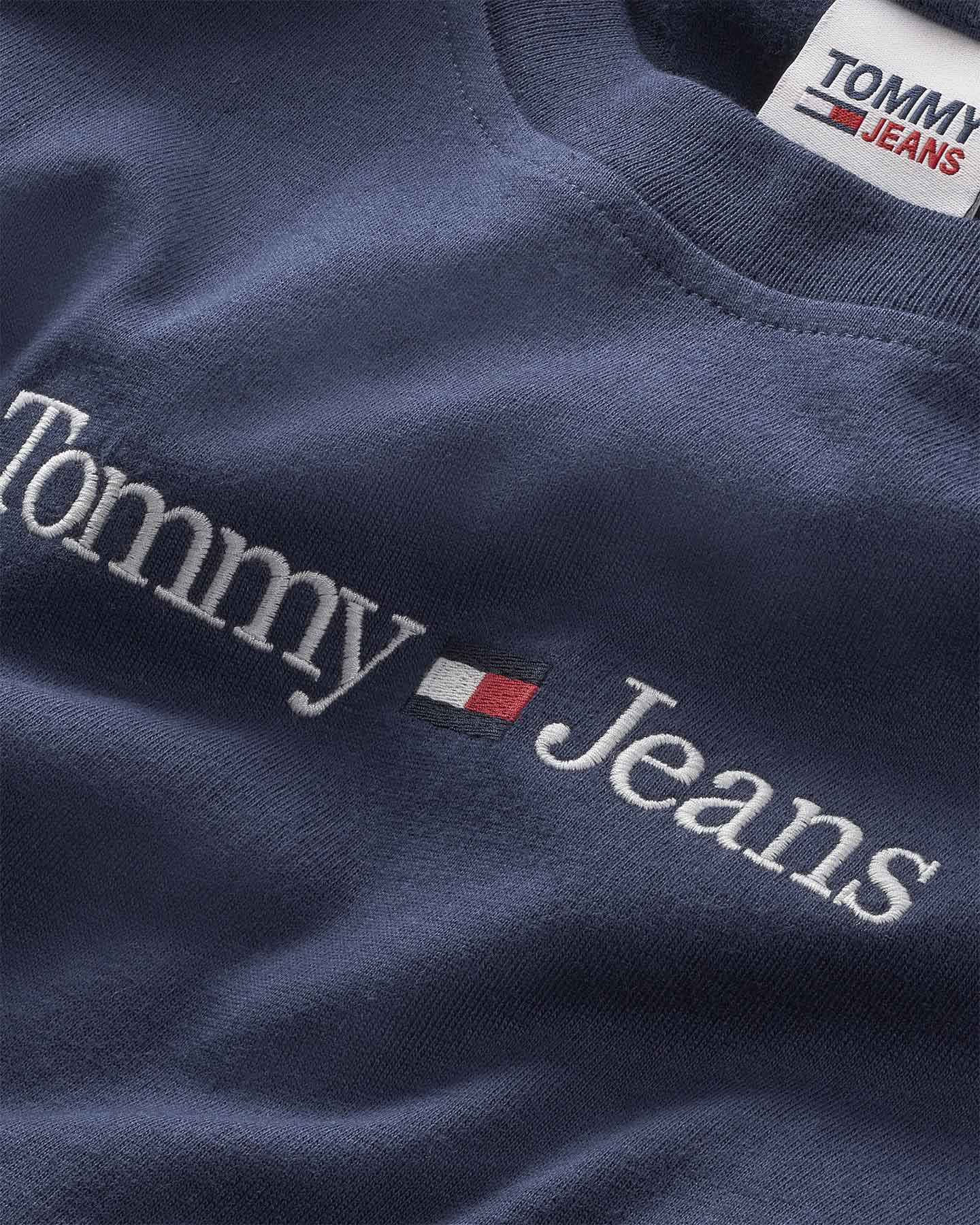 T-shirt TOMMY HILFIGER LINEAR LOGO M - Blu - 2 | Cisalfa Sport