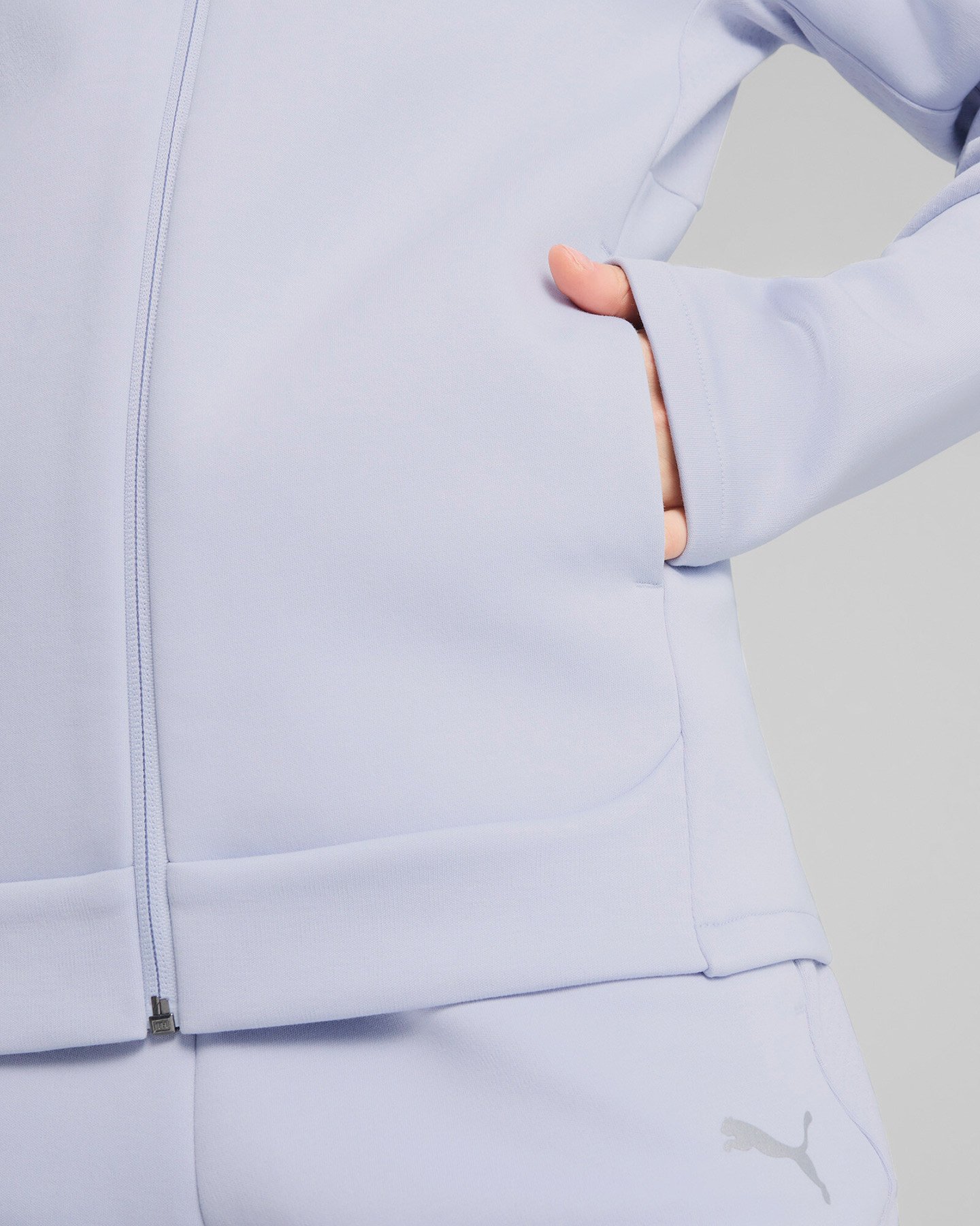 Felpa PUMA EVOSTRIPE W - Lilla - 5 | Cisalfa Sport