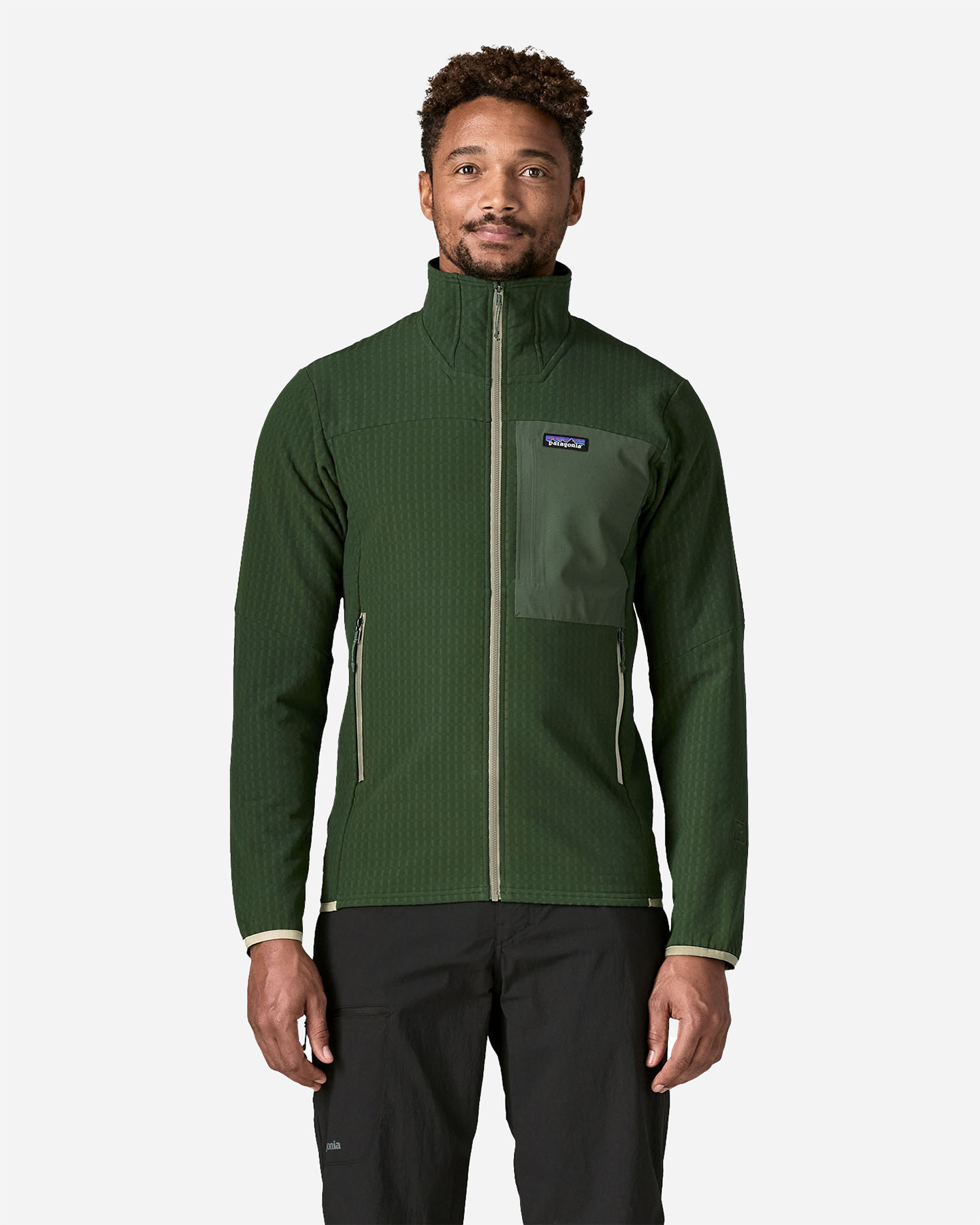 Pile PATAGONIA R2 TECHFACE M - Verde - 1 | Cisalfa Sport