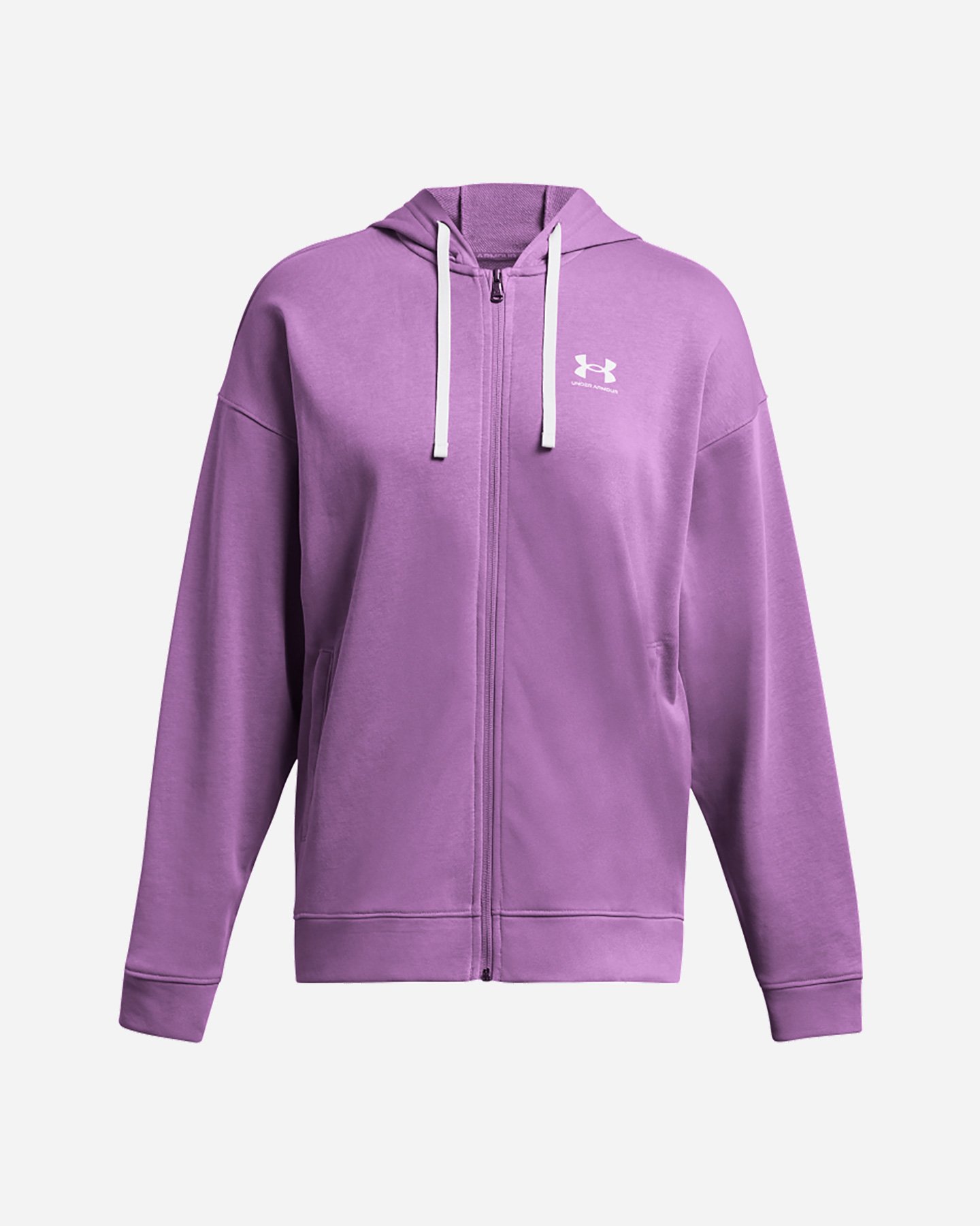 Felpa UNDER ARMOUR RIVAL TERRY W - Viola - 0 | Cisalfa Sport