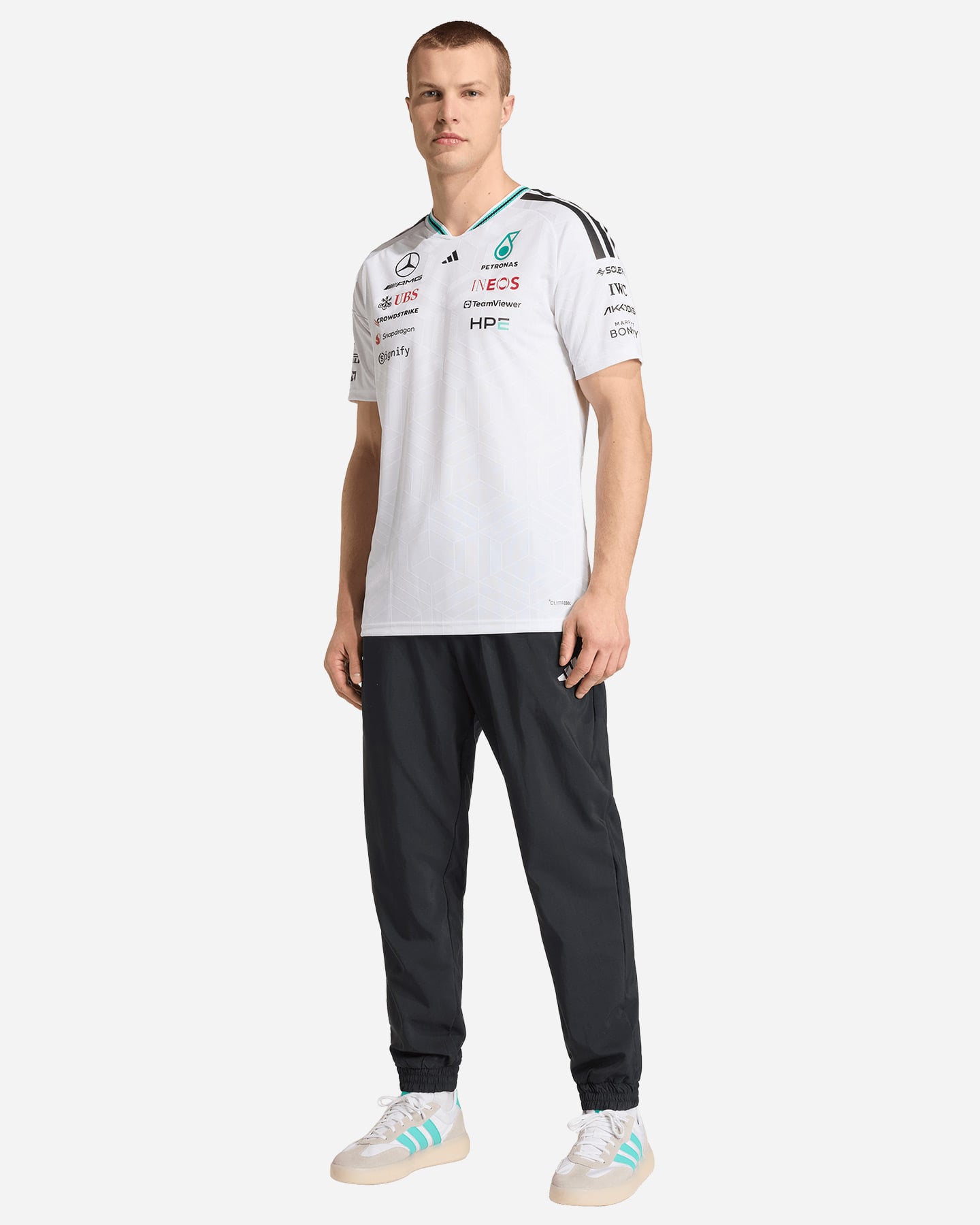 T-shirt ADIDAS MERCEDES AUTHENTIC M - Bianco - 3 | Cisalfa Sport